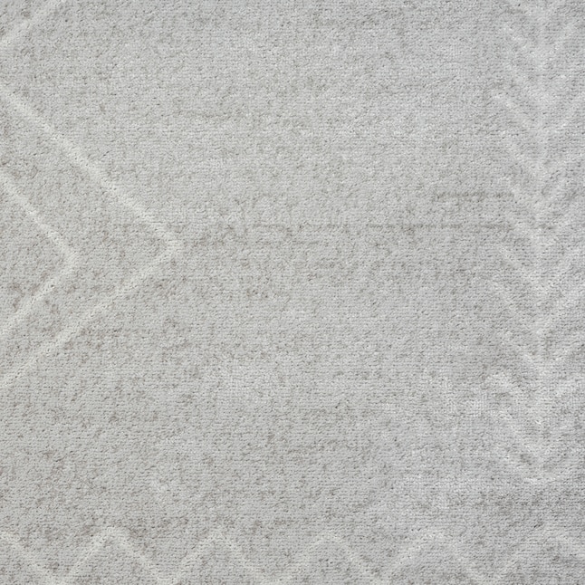 LR Home Calixta 8 X 10 ft Gray Indoor Area Rug In The Rugs Department rugs-com-leipzig-collection-runner-rug-6-ft-runner-multi-low-pile