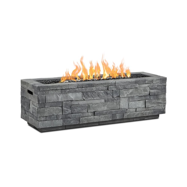 Composite Propane Gas Fire Pit, How Many Blocks For 48 Inch Fire Pit