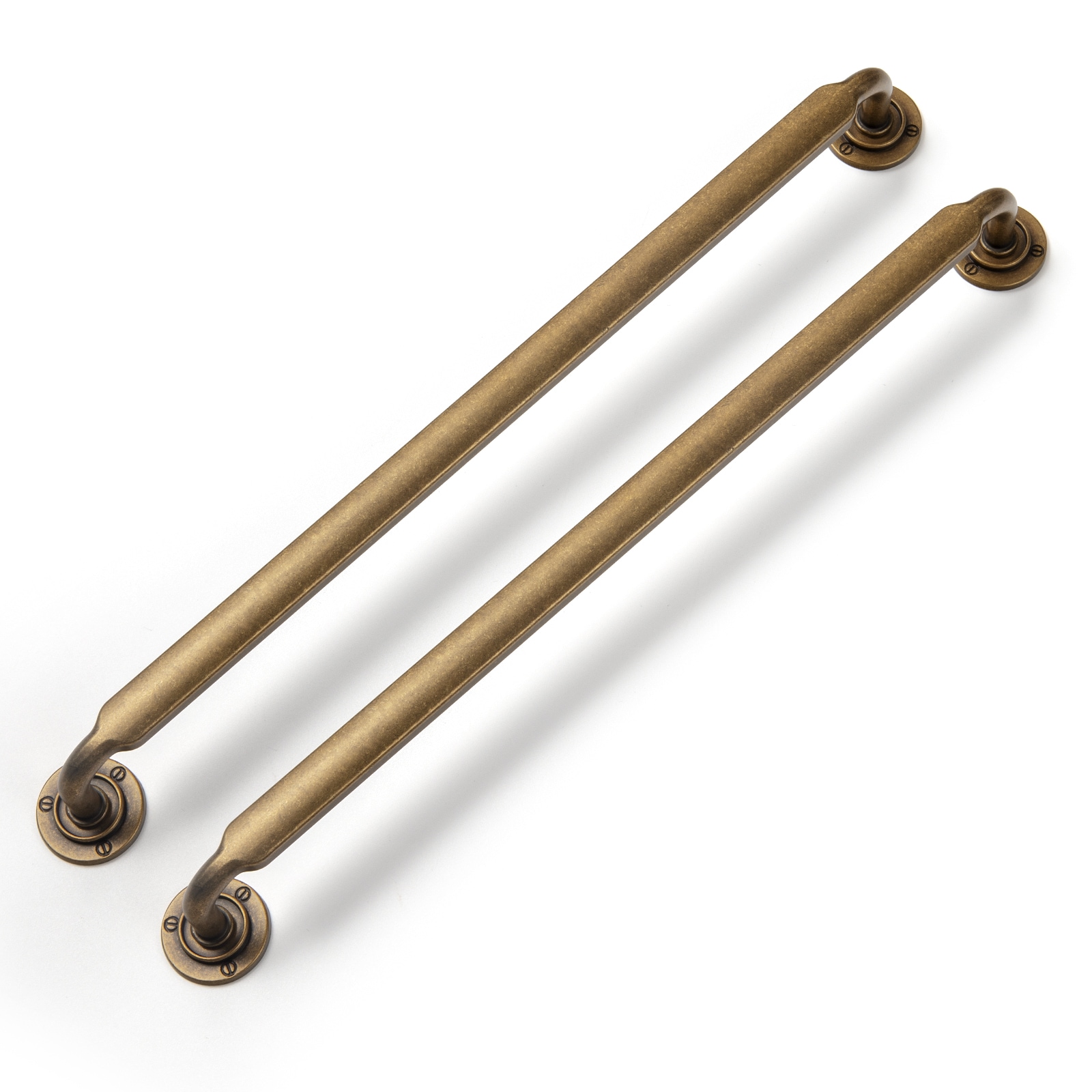 Miaokesen 2202GT-256-Q25 10-1/16-in , 256mm Center to Center Antique Brass Novelty Bar 6 -Pack