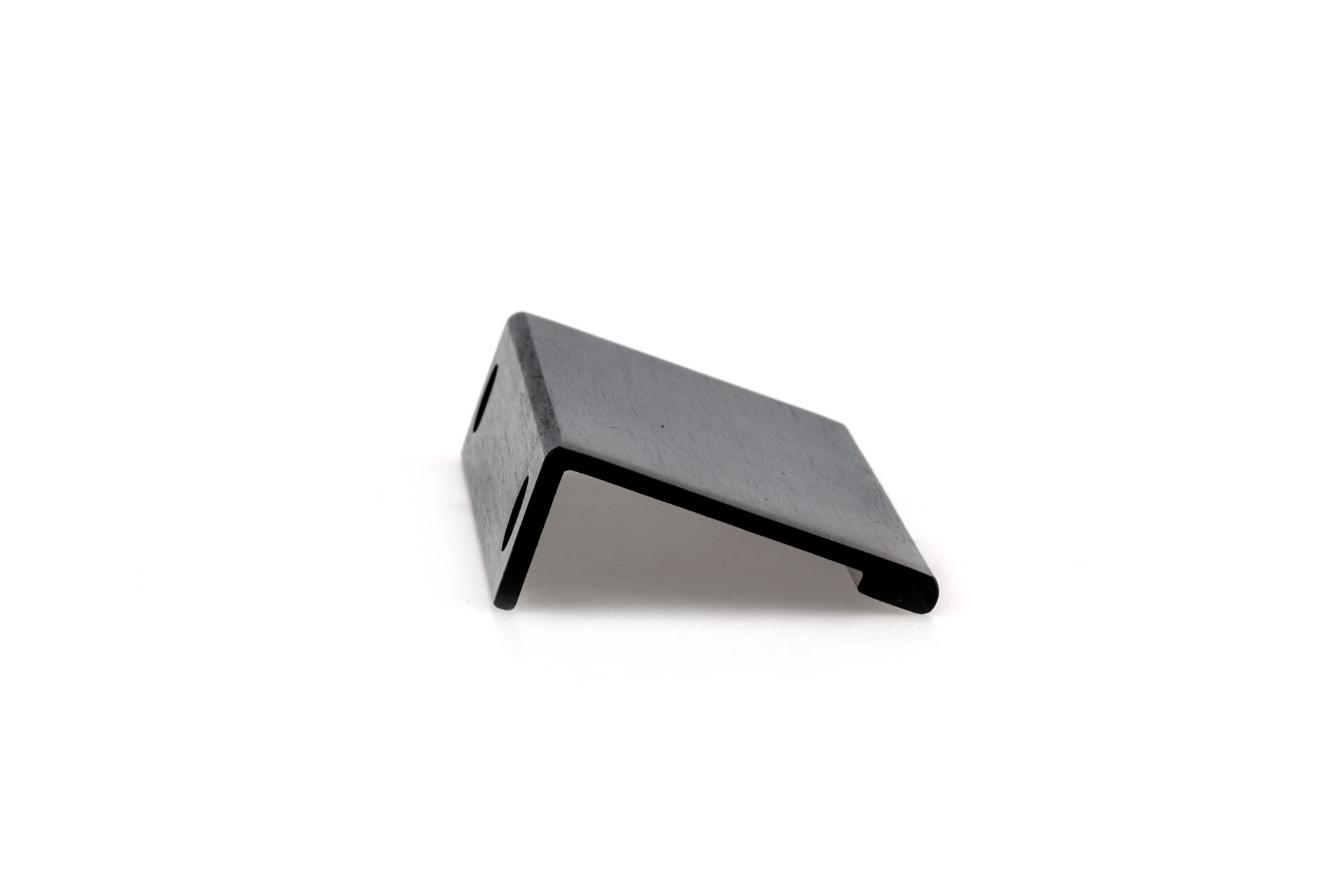 Richelieu Lincoln 3-1/8-in Center to Center Brushed Black Rectangular Edge  Drawer Pulls in the Drawer Pulls department at
