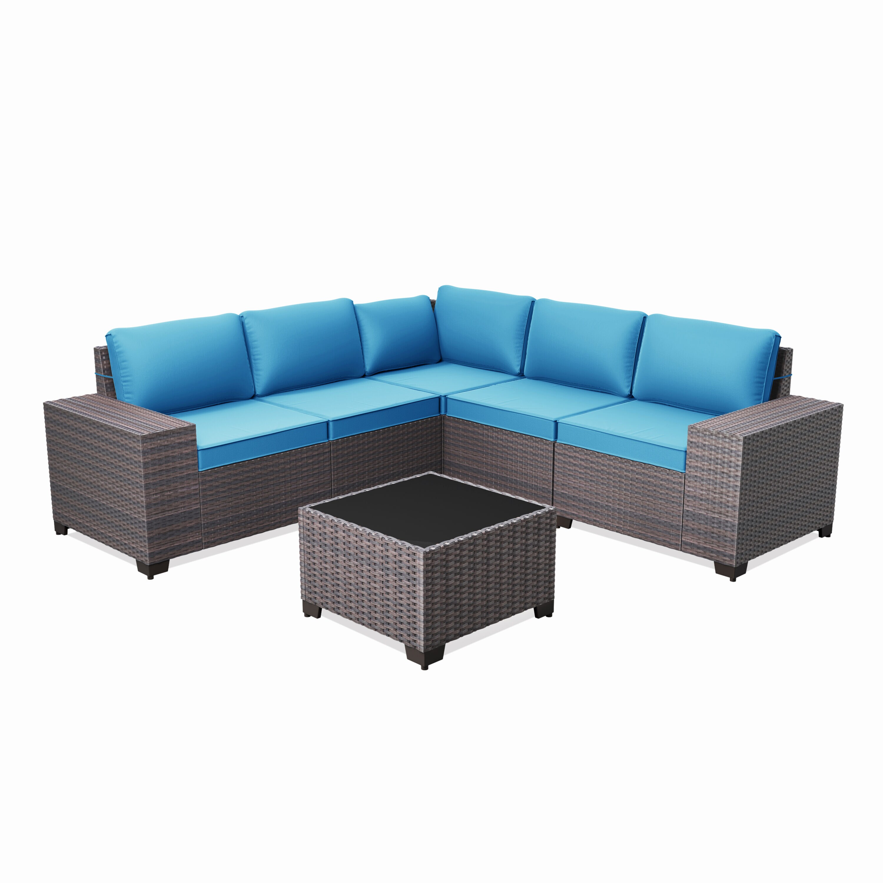 ALAULM LS-6PCS-BLUE Patio-Conversation-Sets - View #8
