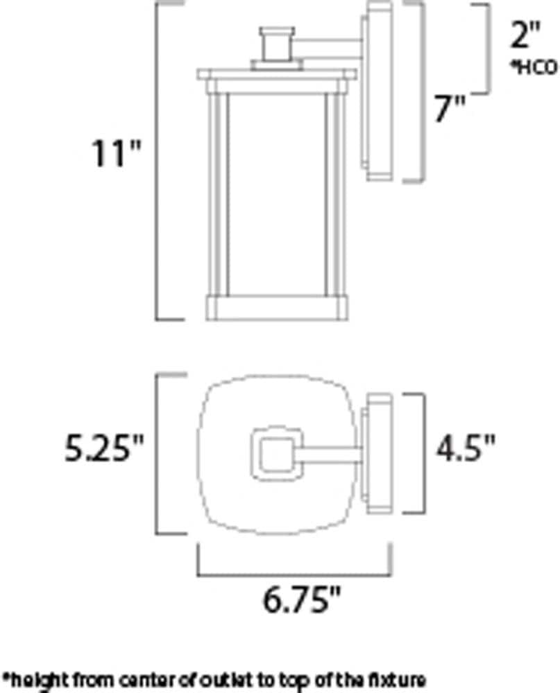 Maxim Lighting 3252CRBZ Outdoor-Wall-Lighting - View #5