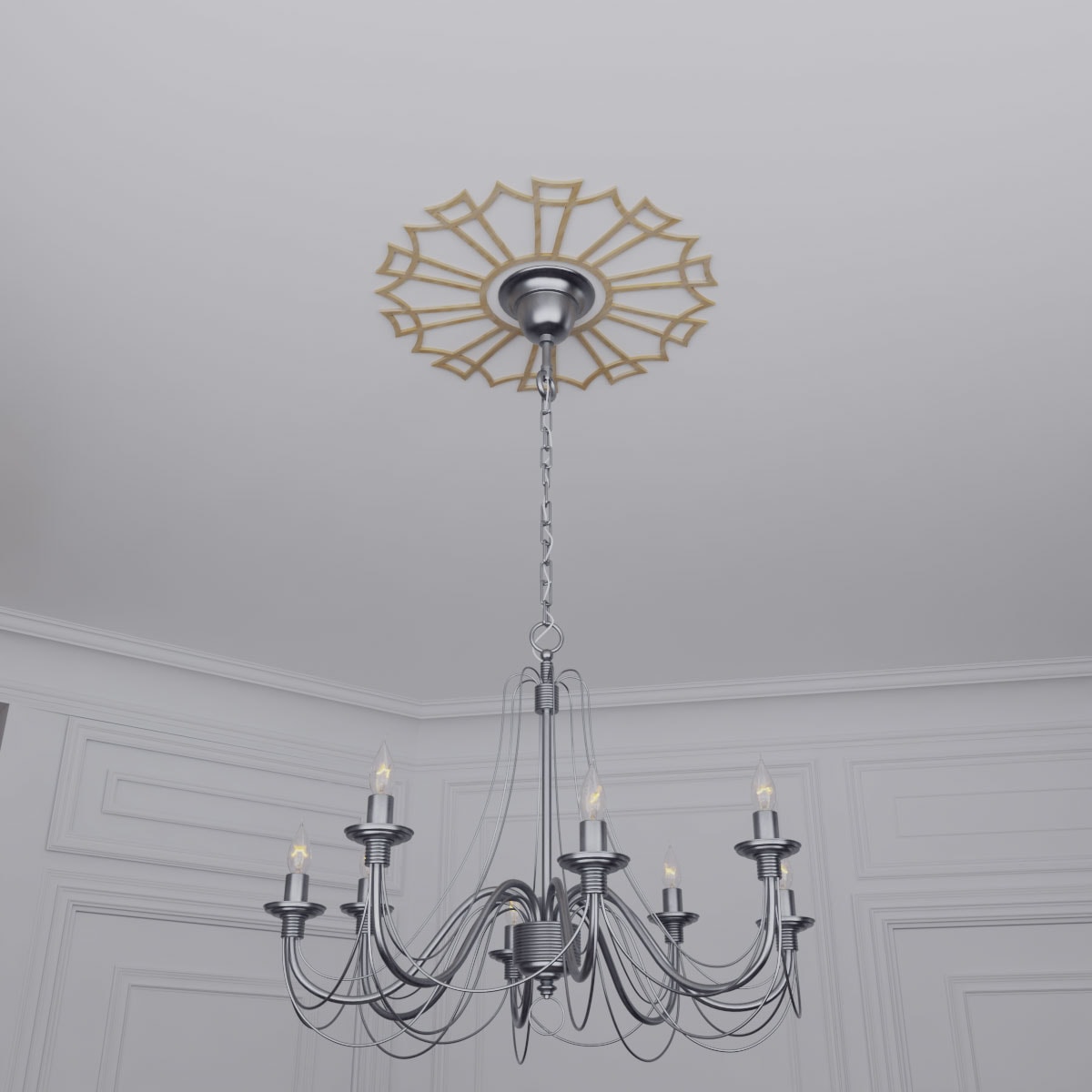 Ekena Millwork CMWP26X26X0375AUHI Ceiling-Medallions - View #16
