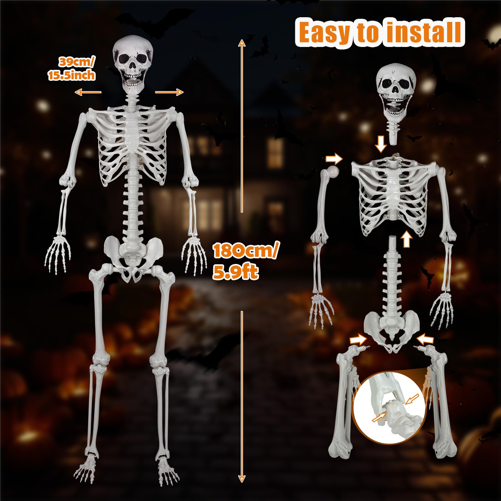 ZHLKING 885287529198 Table-Halloween-Decor - View #3