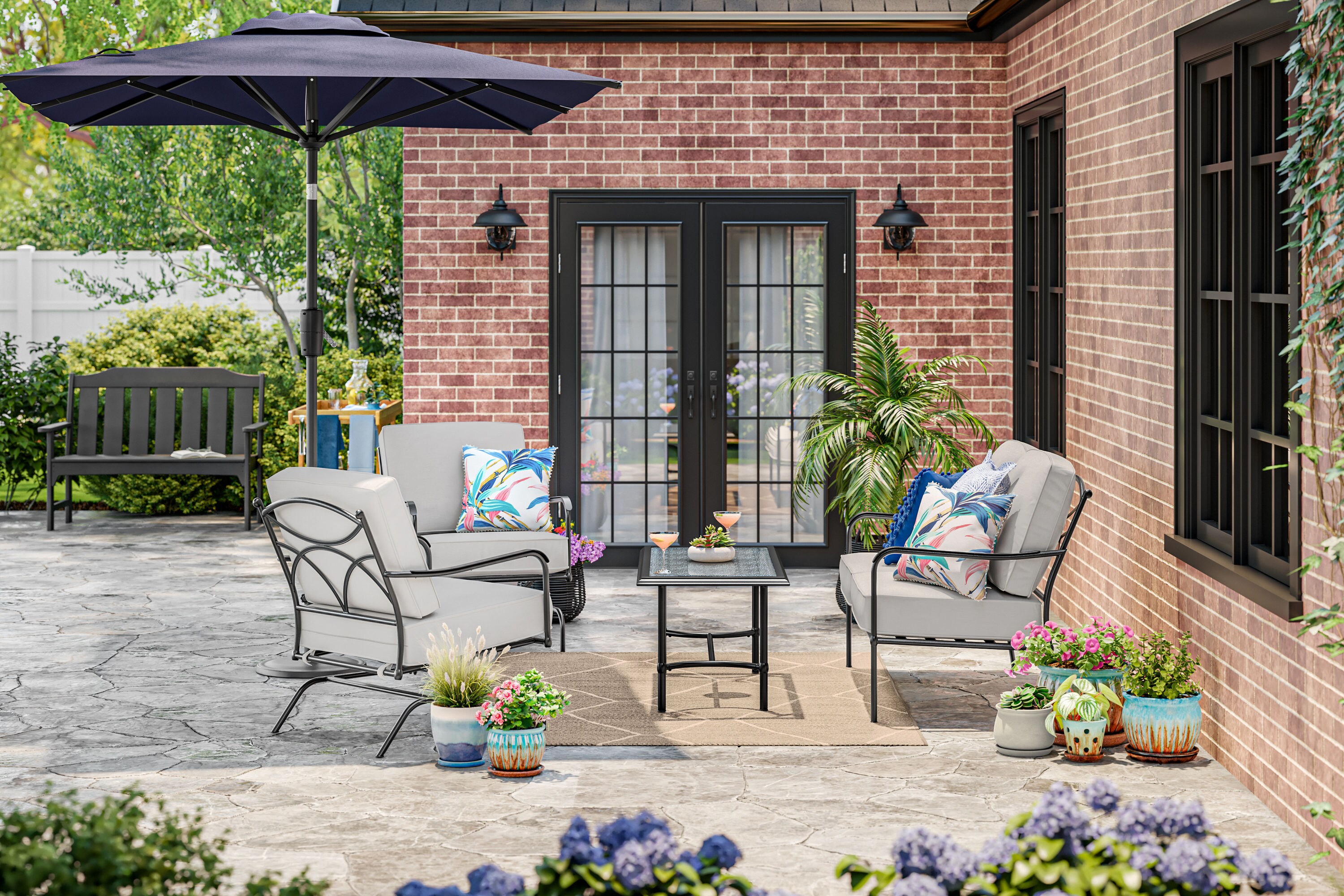 allen + roth TN0MS09B-9C8 Outdoor-Accent-Pillows - View #5