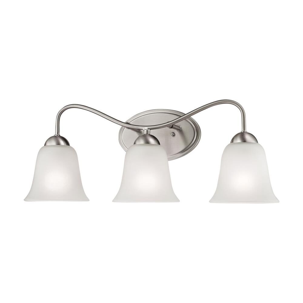 Thomas Lighting 1203BB/20 Conway 23-in 3 -Light Brushed Steel Transitional Vanity light