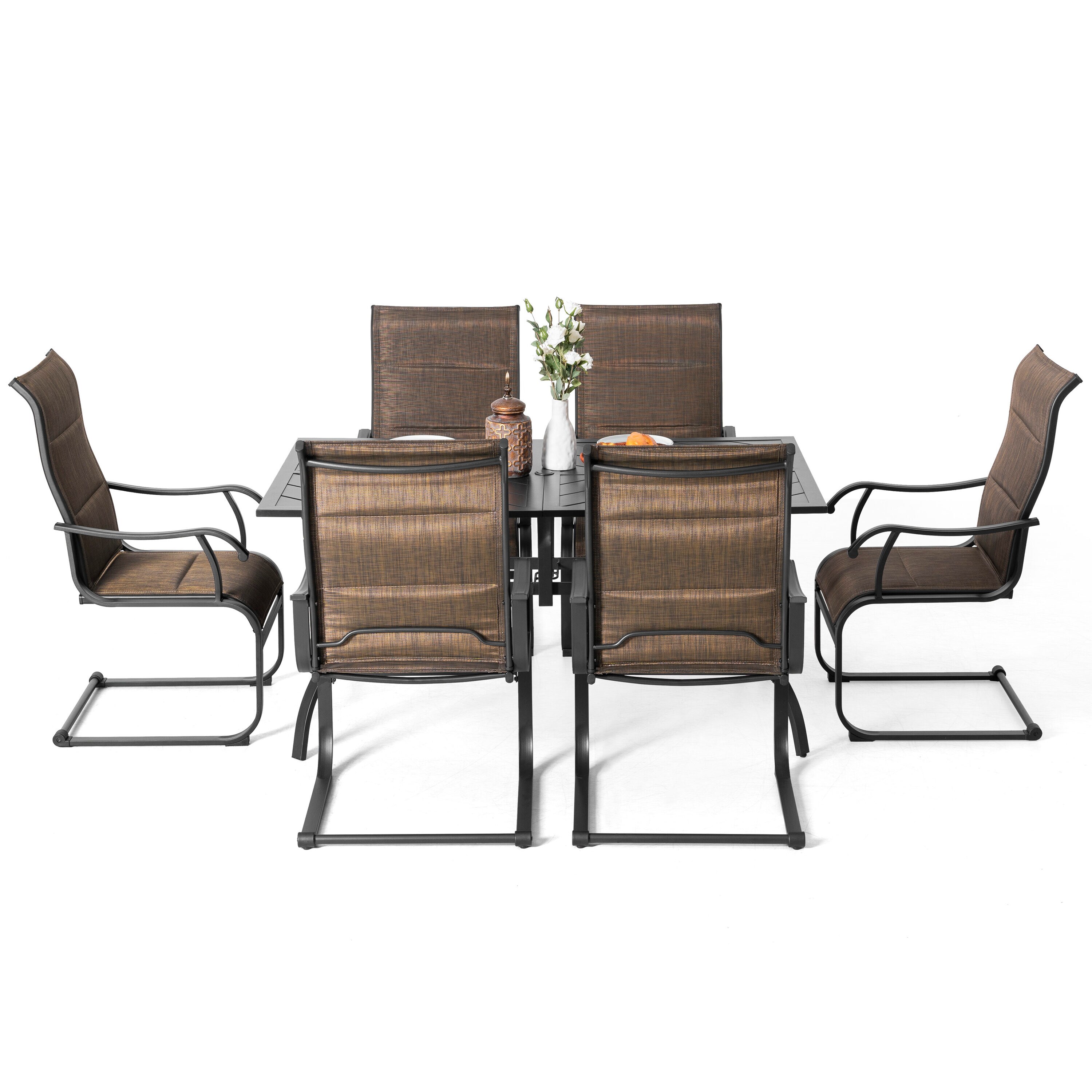 Nuu Garden SD006BN-T352BK Patio-Dining-Sets - View #14