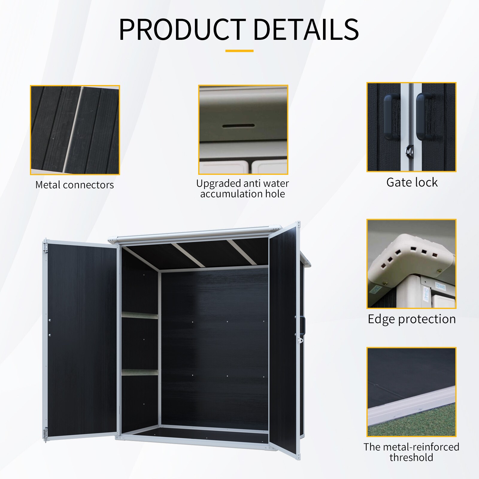 Wooakway FXLS0604-603Z294 Metal-Storage-Buildings-Sheds - View #3