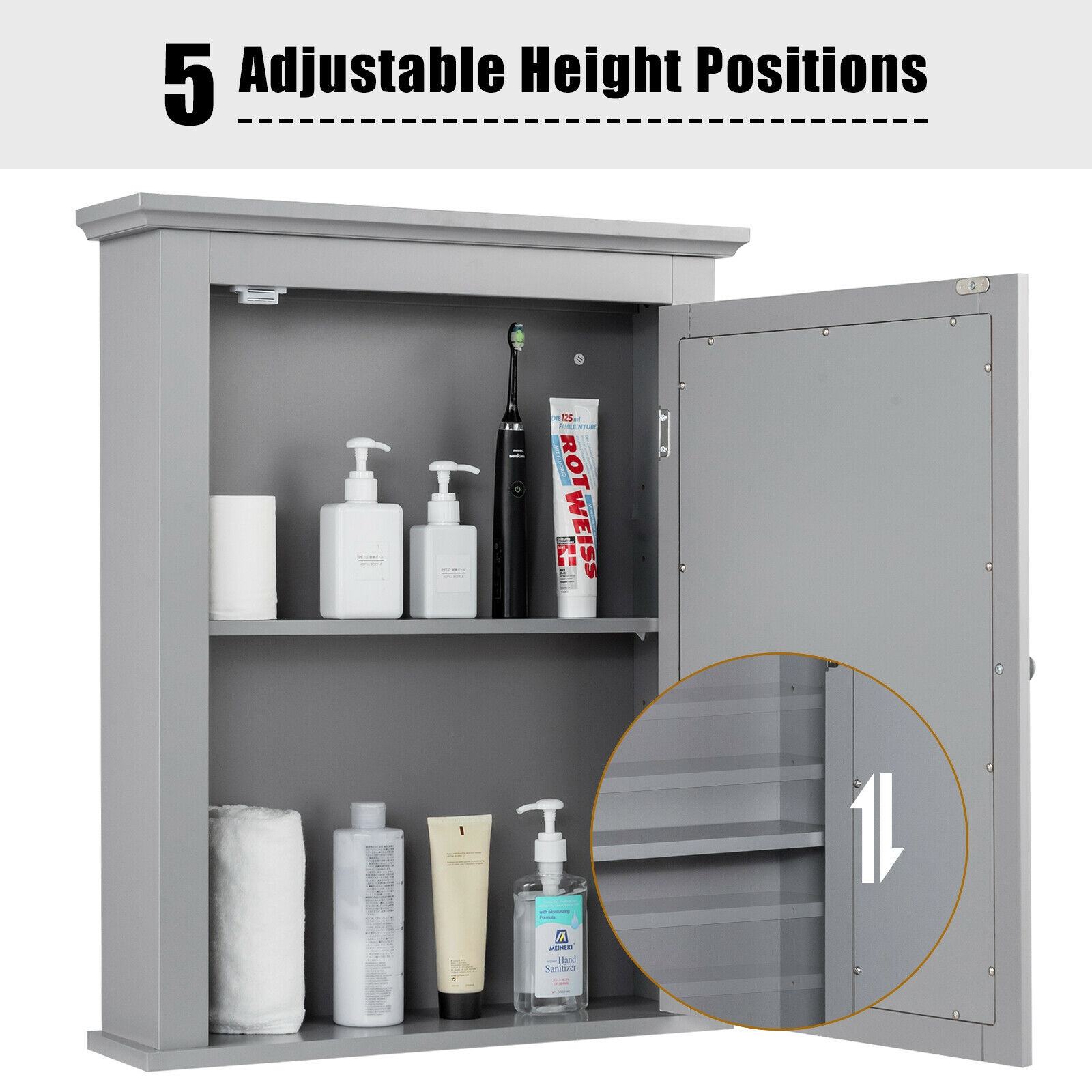 WELLFOR OUZ59321GR Bathroom-Medicine-Cabinets - View #7