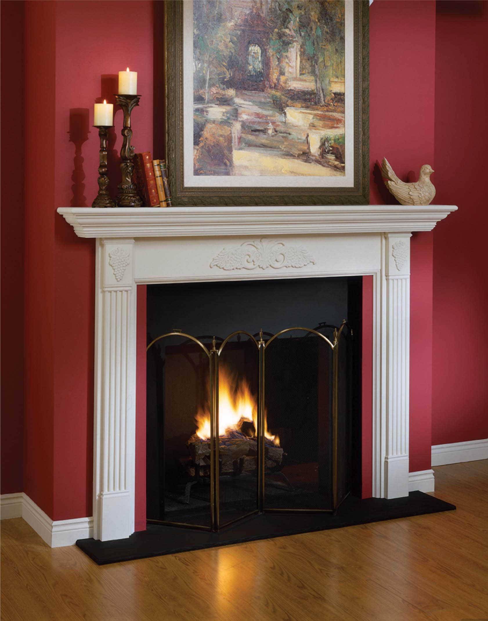 Ornamental Mouldings 14023PKWHW appliques - View #2