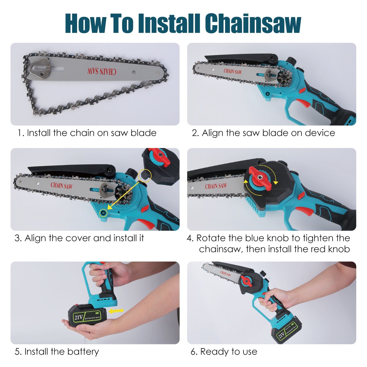 JUSHUA MT2-X3NEHA Cordless-Pole-Saw - View #6