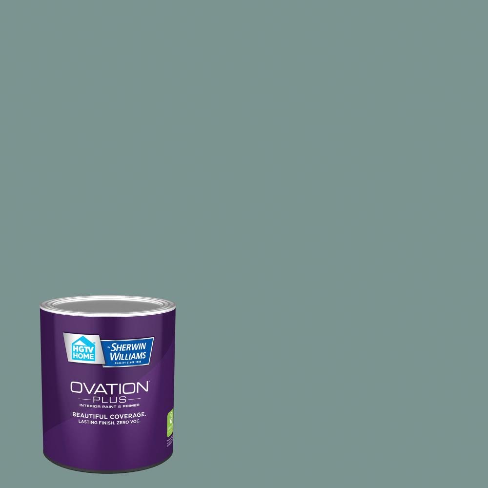 HGTV HOME by Sherwin-Williams 5002-4A-2557208 Ovation Plus Semi-gloss Secluded Garden 5002-4A Latex Interior Paint Paint + Primer ( 1-quart )