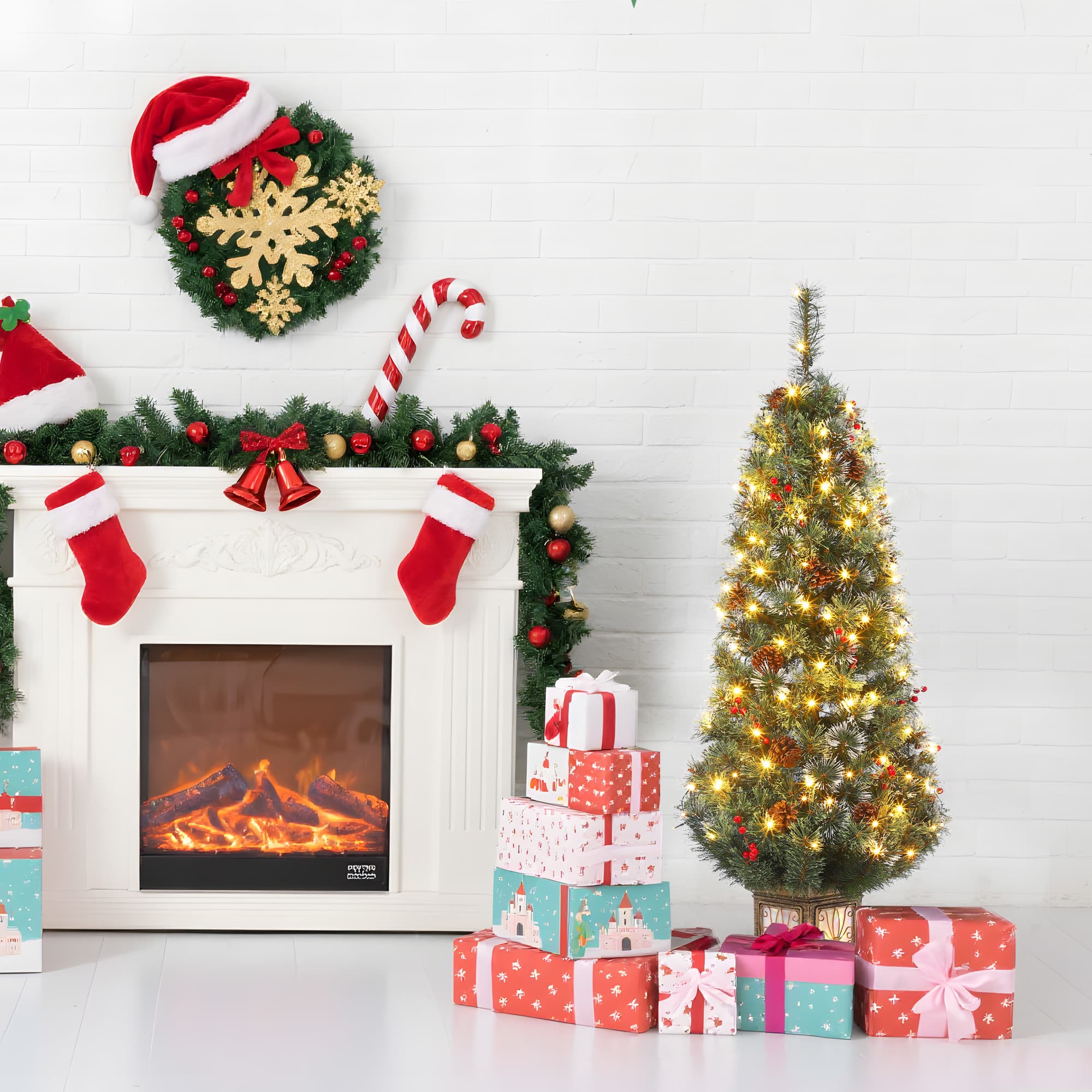 Qeetex 199809319625 Artificial-Christmas-Trees - View #2