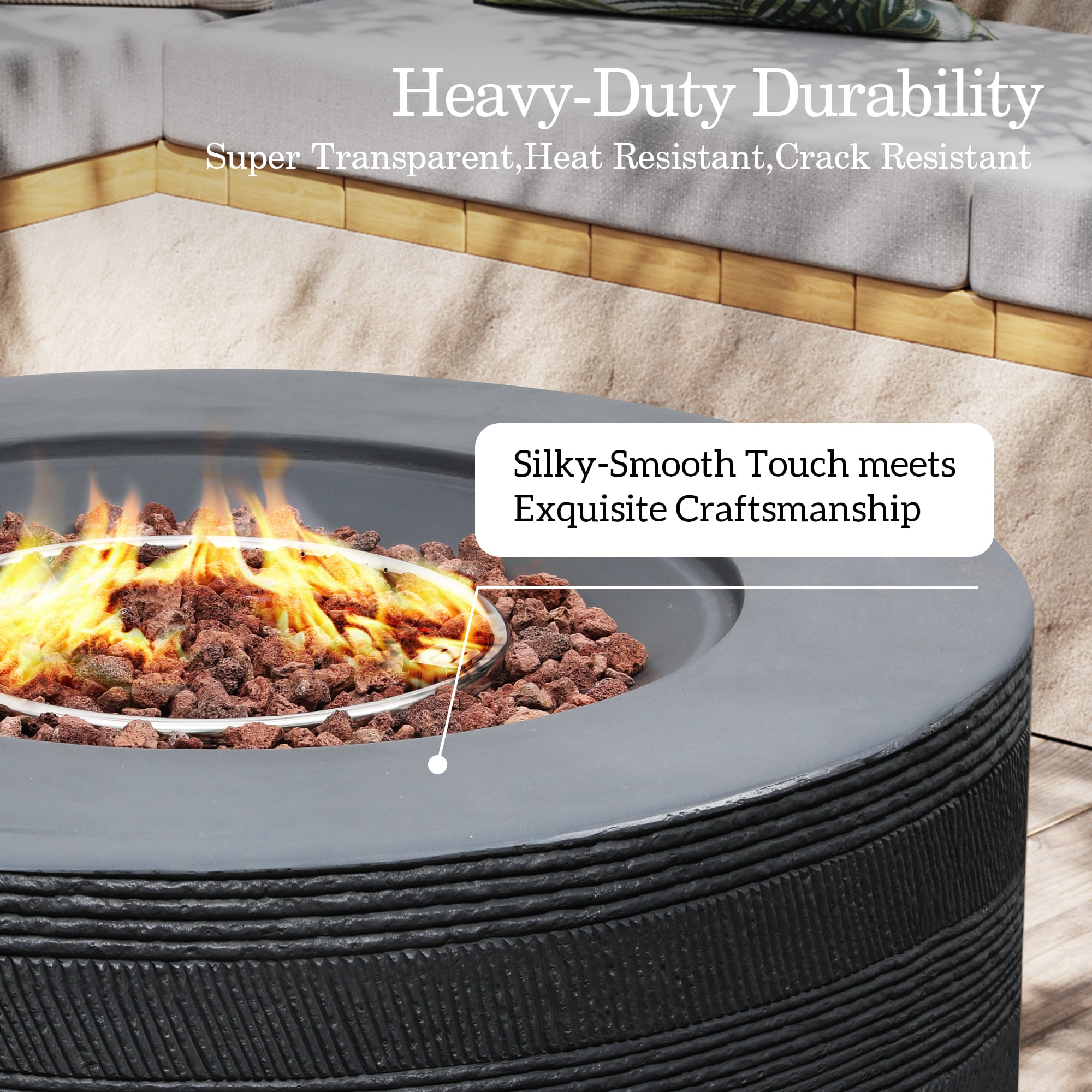 UPHA 41MGO-6BX-DKF Outdoor-Gas-Firepits - View #5