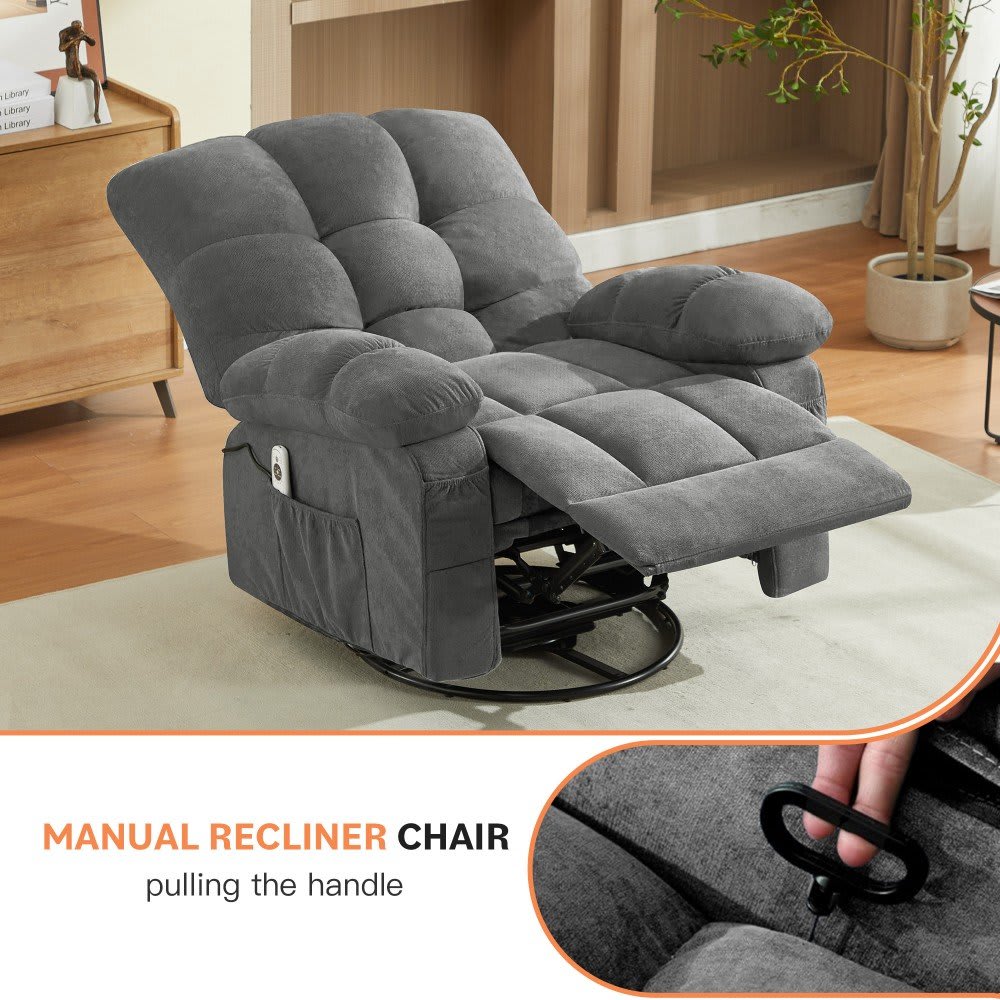 Coolbibila ANNA-RECLINER-GRAY chairs - View #6