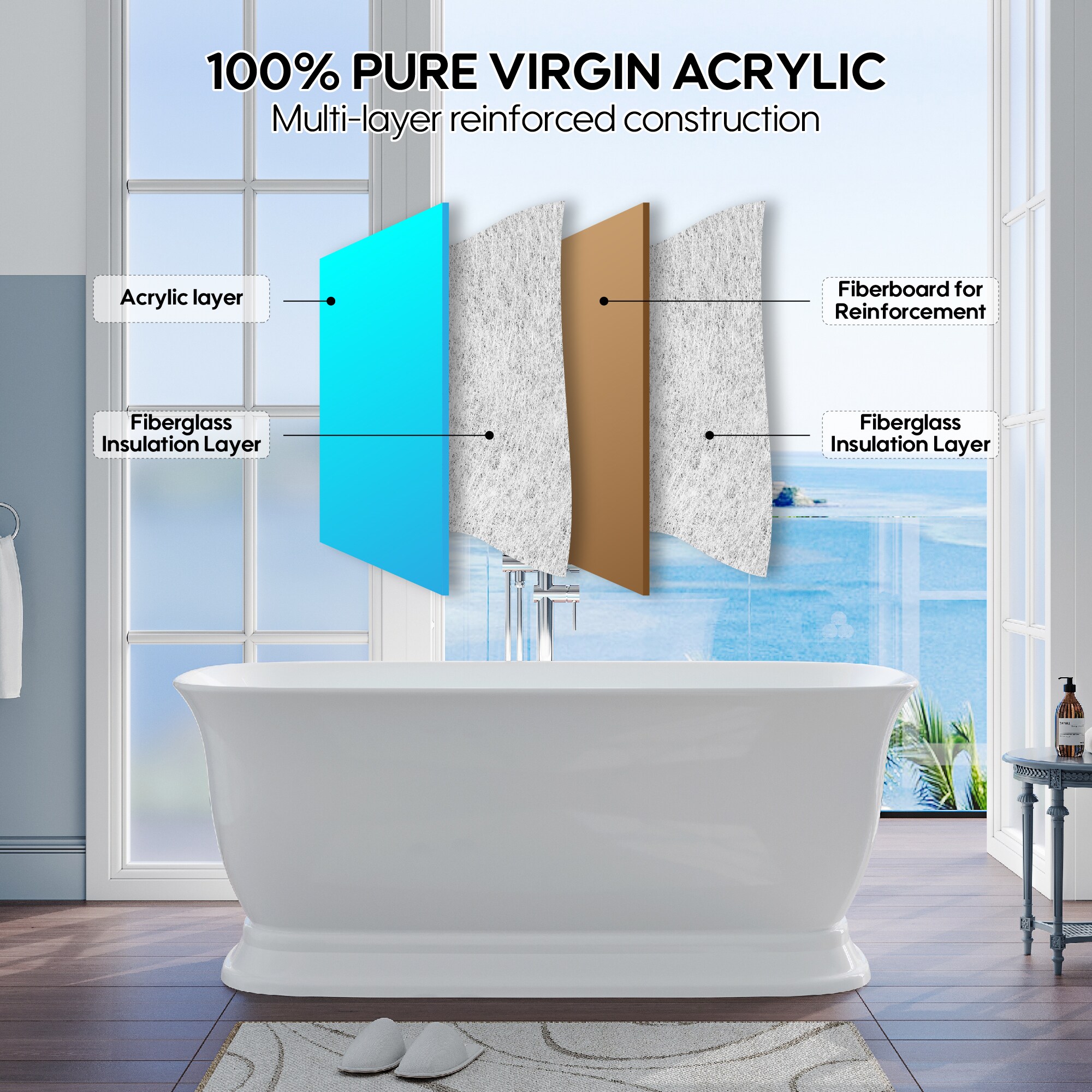 Forclover TUW-TI150 bathtubs - View #13