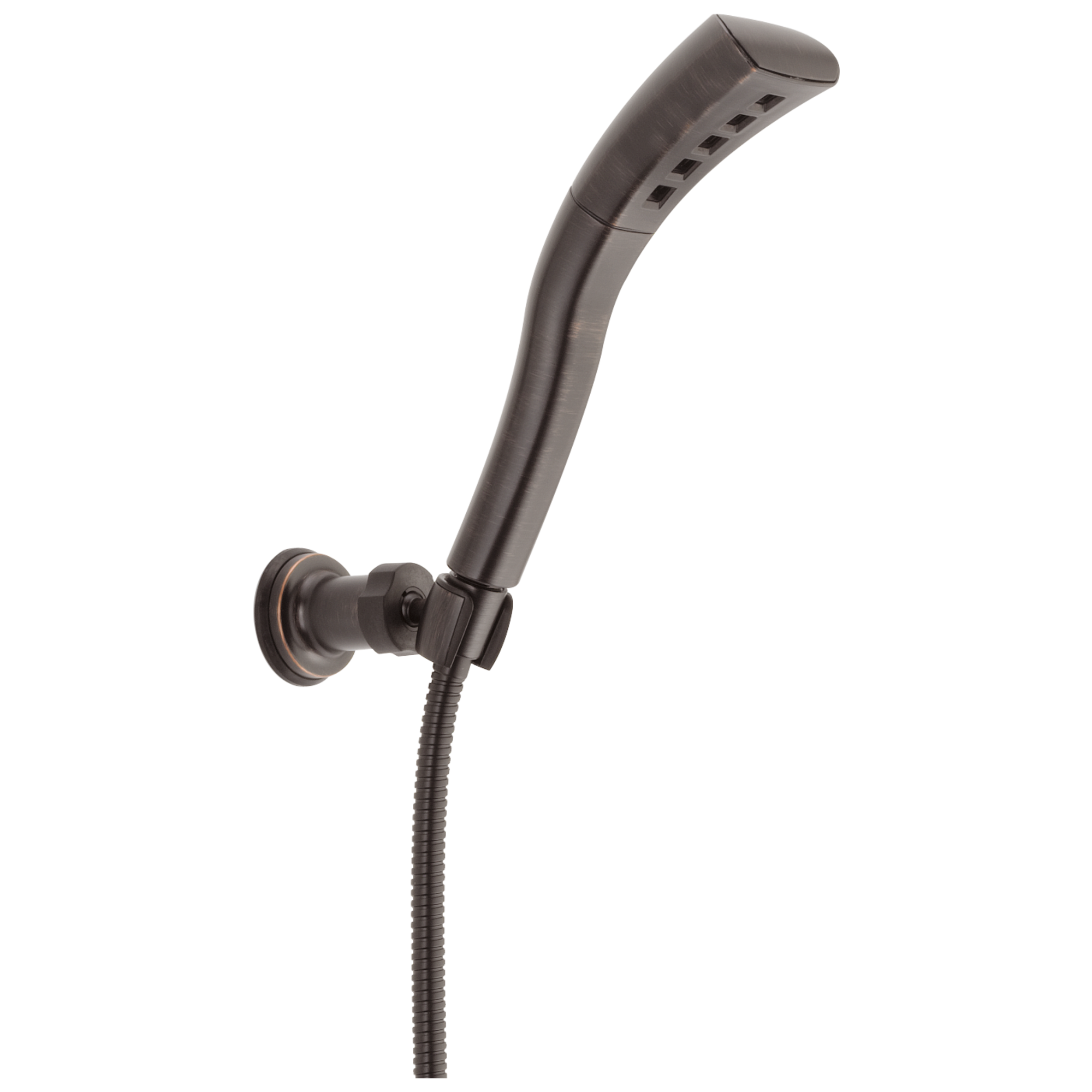 Delta 55421-RB Universal Showering Components 1.0 -Spray Venetian Bronze 2.3400-in Rectangle Handheld Shower Head 1.75 GPM