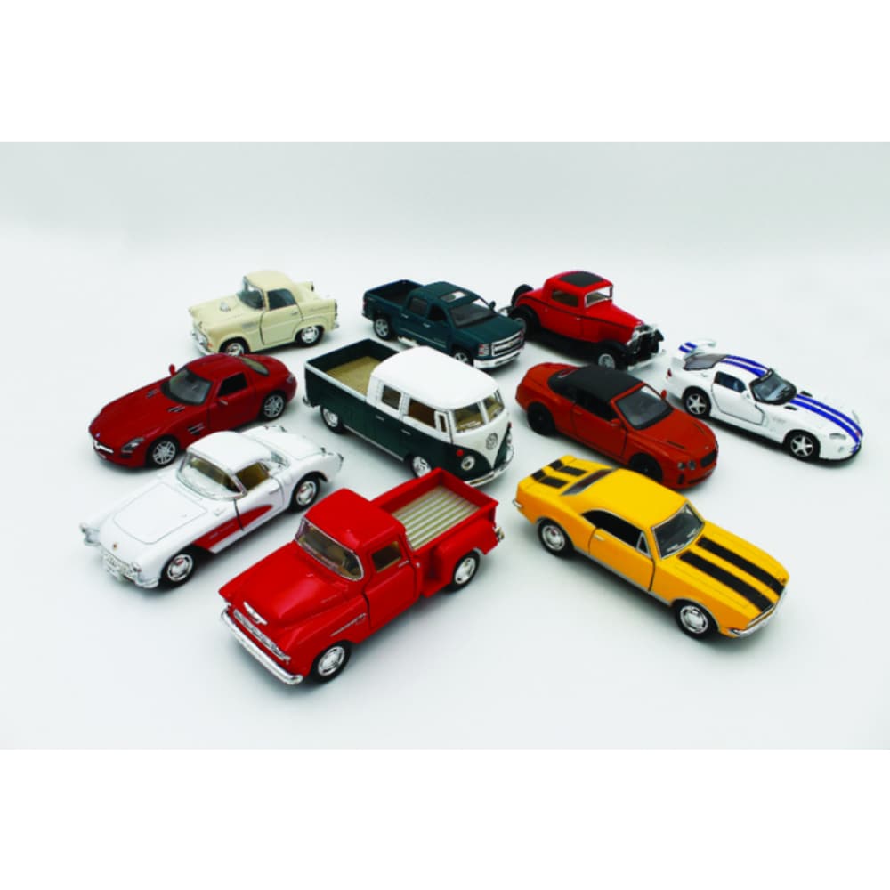 Just For Laughs  Die-Cast Collectible Cars and Trucks Assorted Colors 5 in Pack of 24