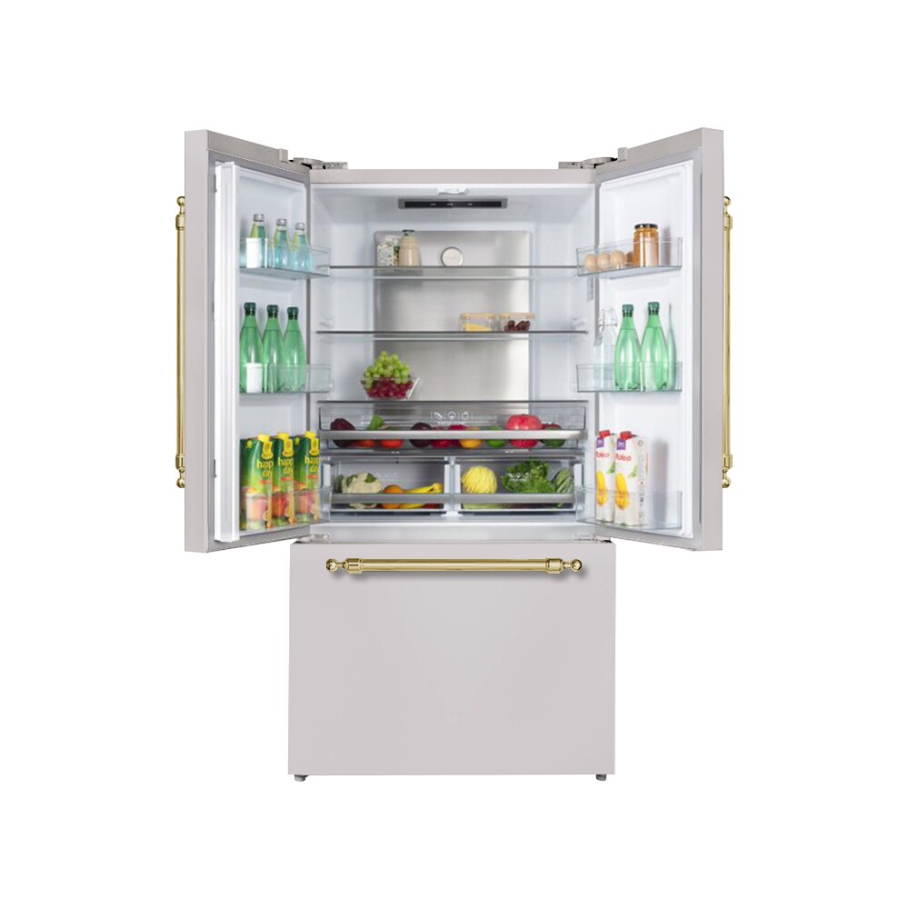Hallman HCRFSFD36BSSS Bottom-Freezer-Refrigerators - View #2