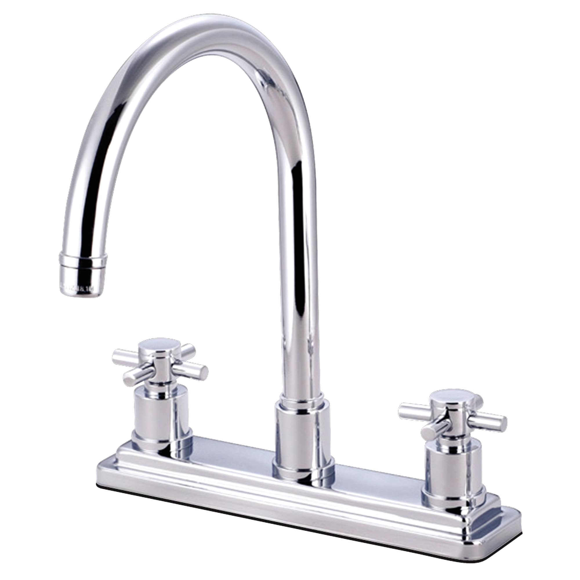 Elements of Design ES8791DXLS Concord Chrome Single Handle Deck-mount Handle Residential High-arc Kitchen Faucet ( Deck Plate Included )
