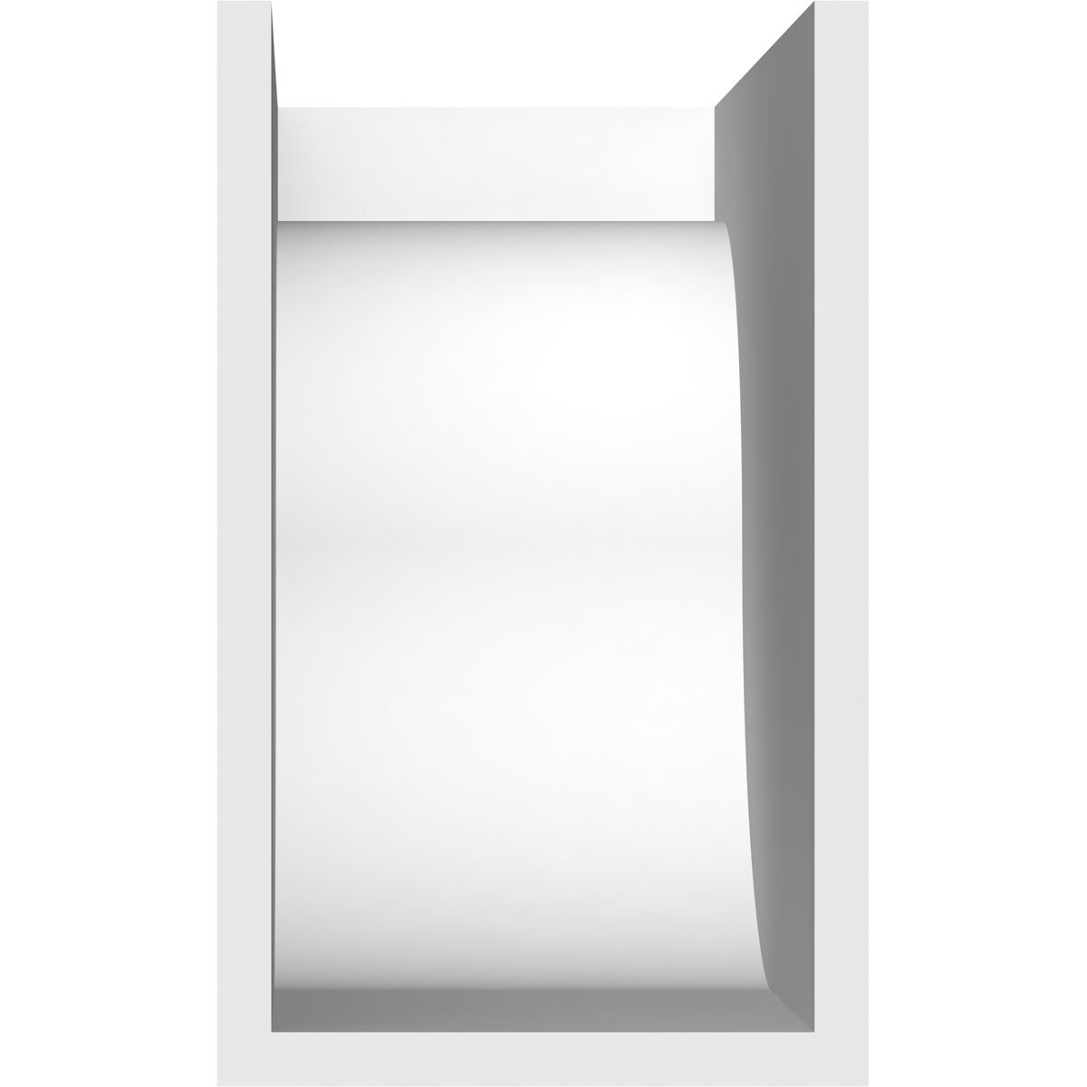 Ekena Millwork RFTP06X10X16DEL Exterior-Brackets-Braces - View #4