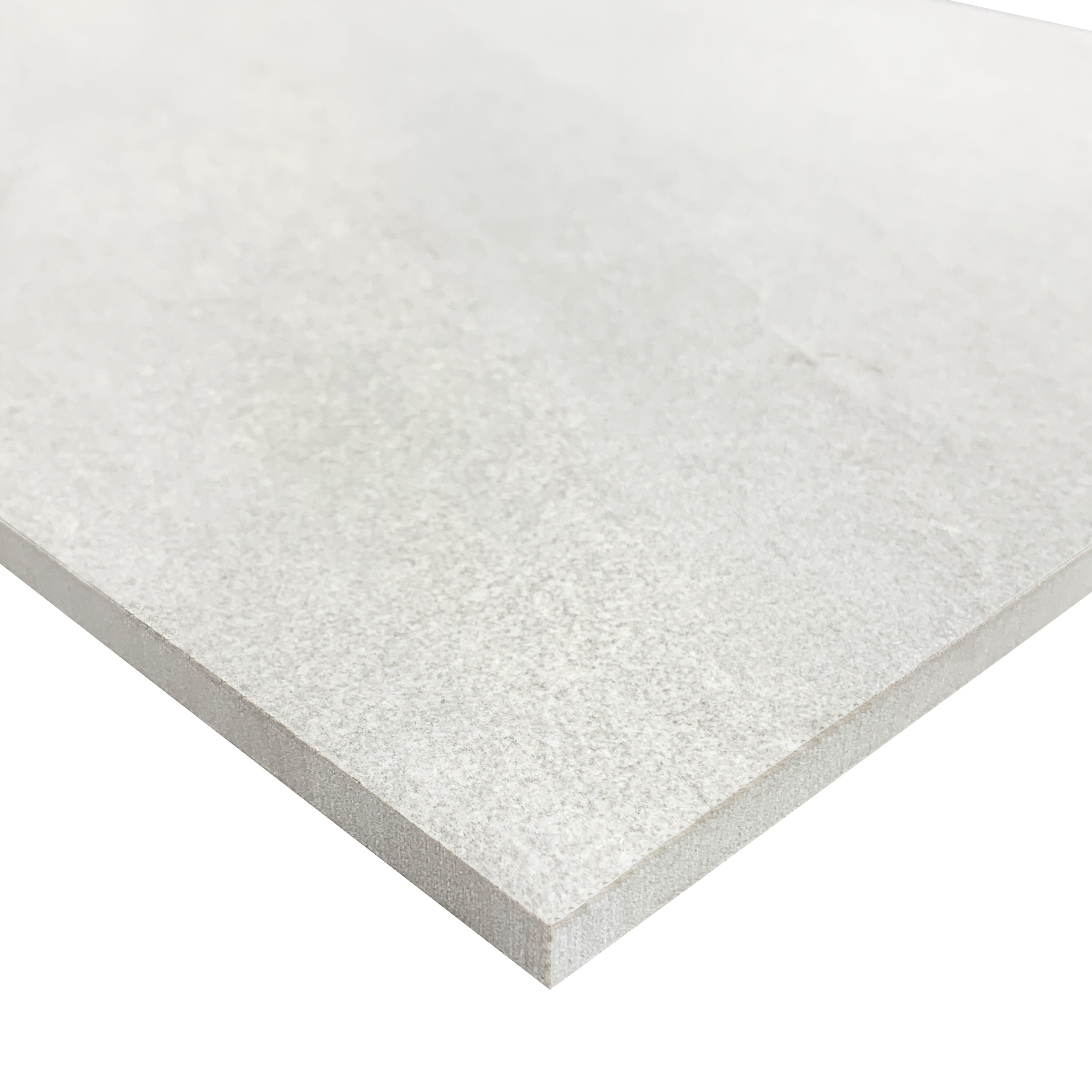Giorbello (Sample) White 6-in x 6-in Matte Porcelain Stone Look Floor and Wall Tile