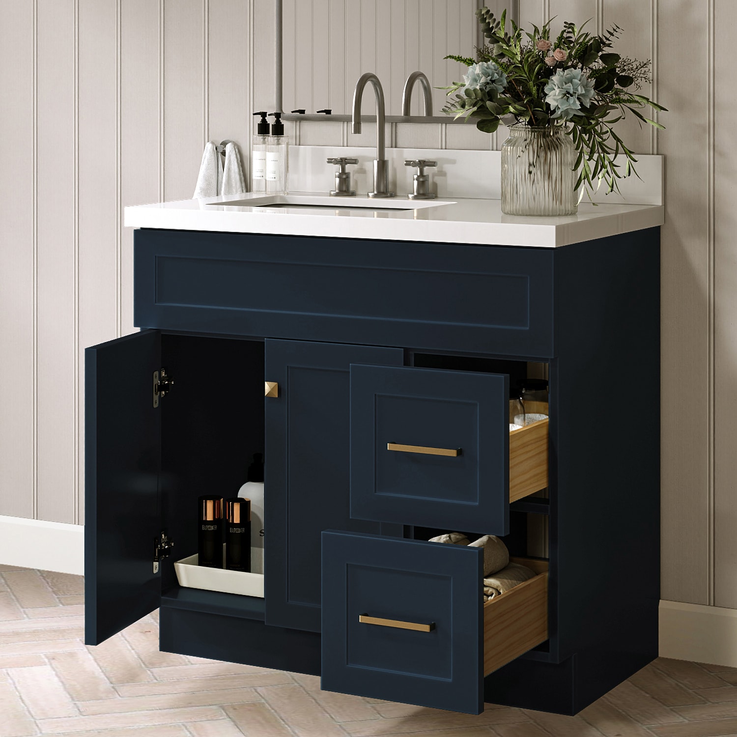 ARIEL F037SLWQRVOMNB Bath-Vanity-Combo - View #3