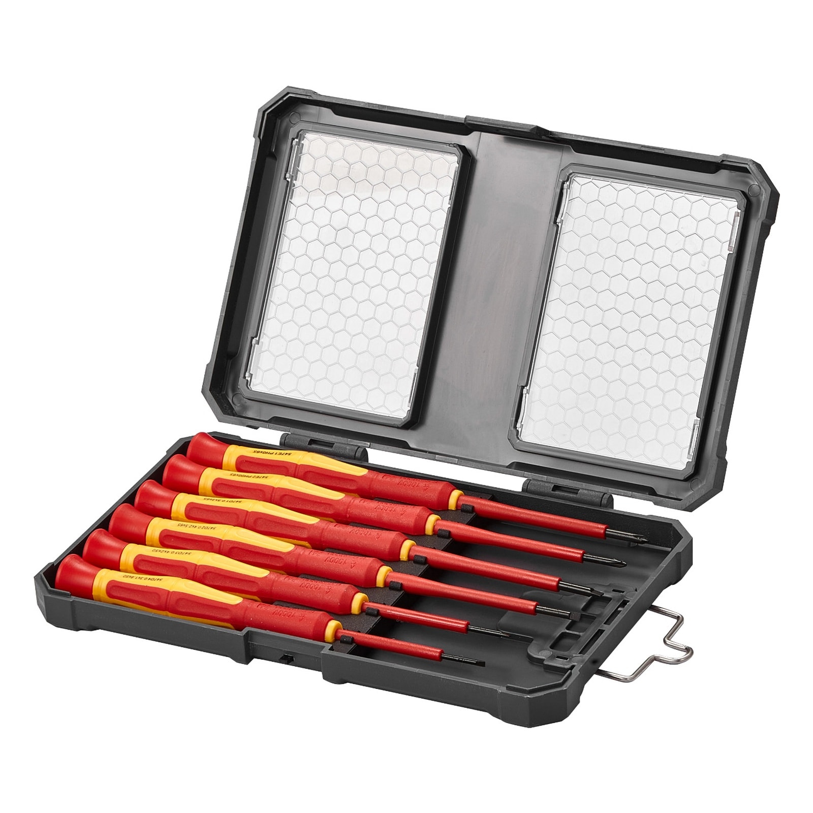 GIVIMO Insulated Screwdriver Set 6-Piece 1000V VDE Certified Professional Electrician Tool with PP and TPR Handle for Live Electrical Work