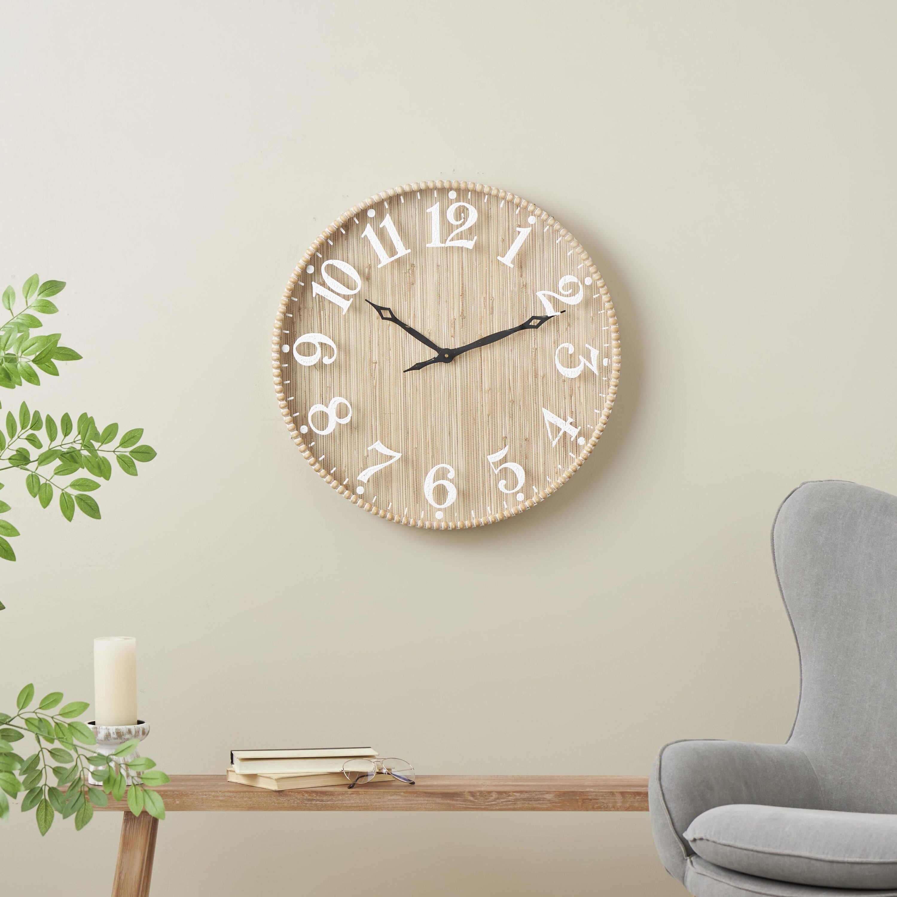 Grayson Lane 823477 Analog Round Wall Traditional