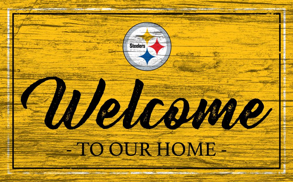 Pittsburgh Steelers 'In This House' 11x19 Wood Sign