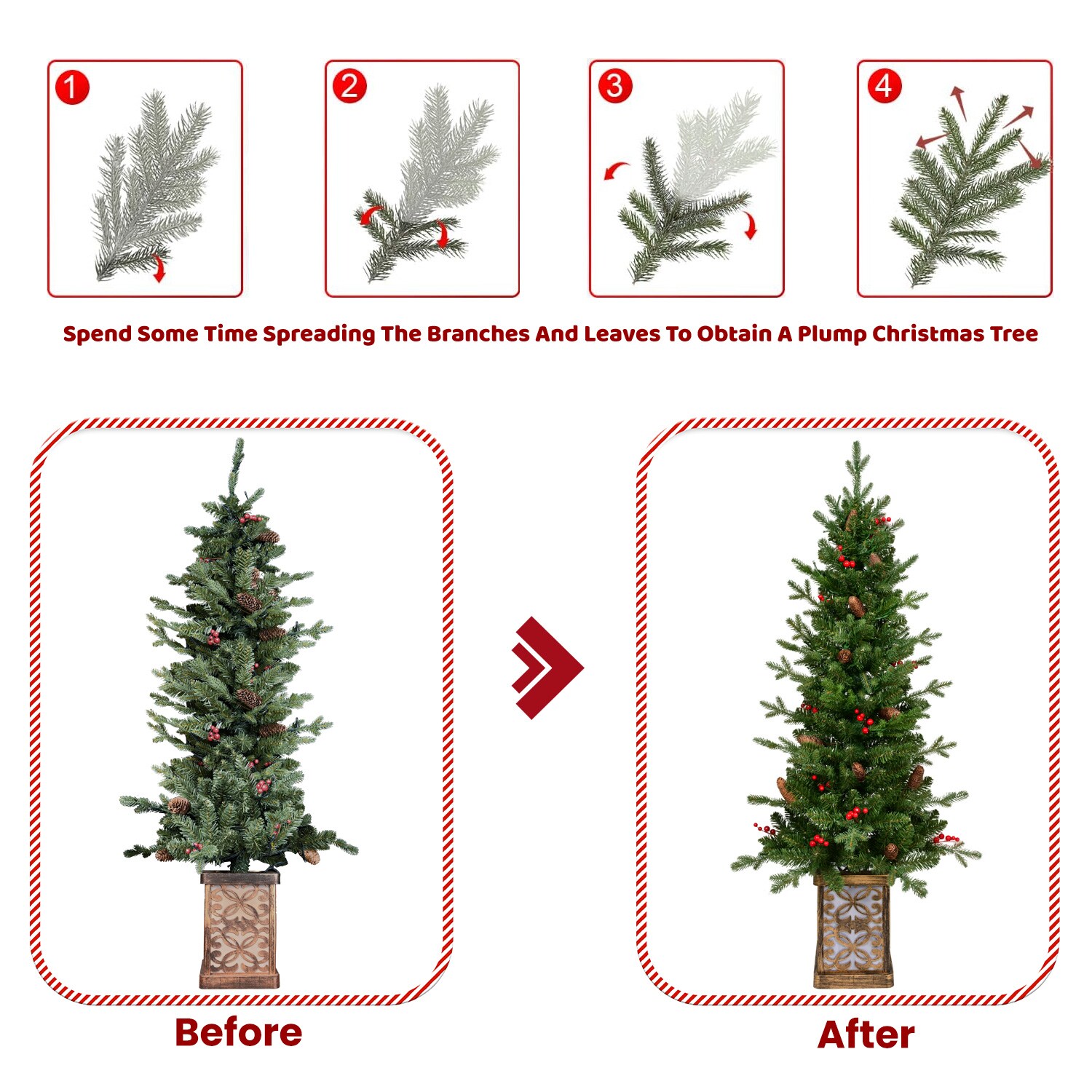 LIVIZA LMCT-PP341067 Artificial-Christmas-Trees - View #5