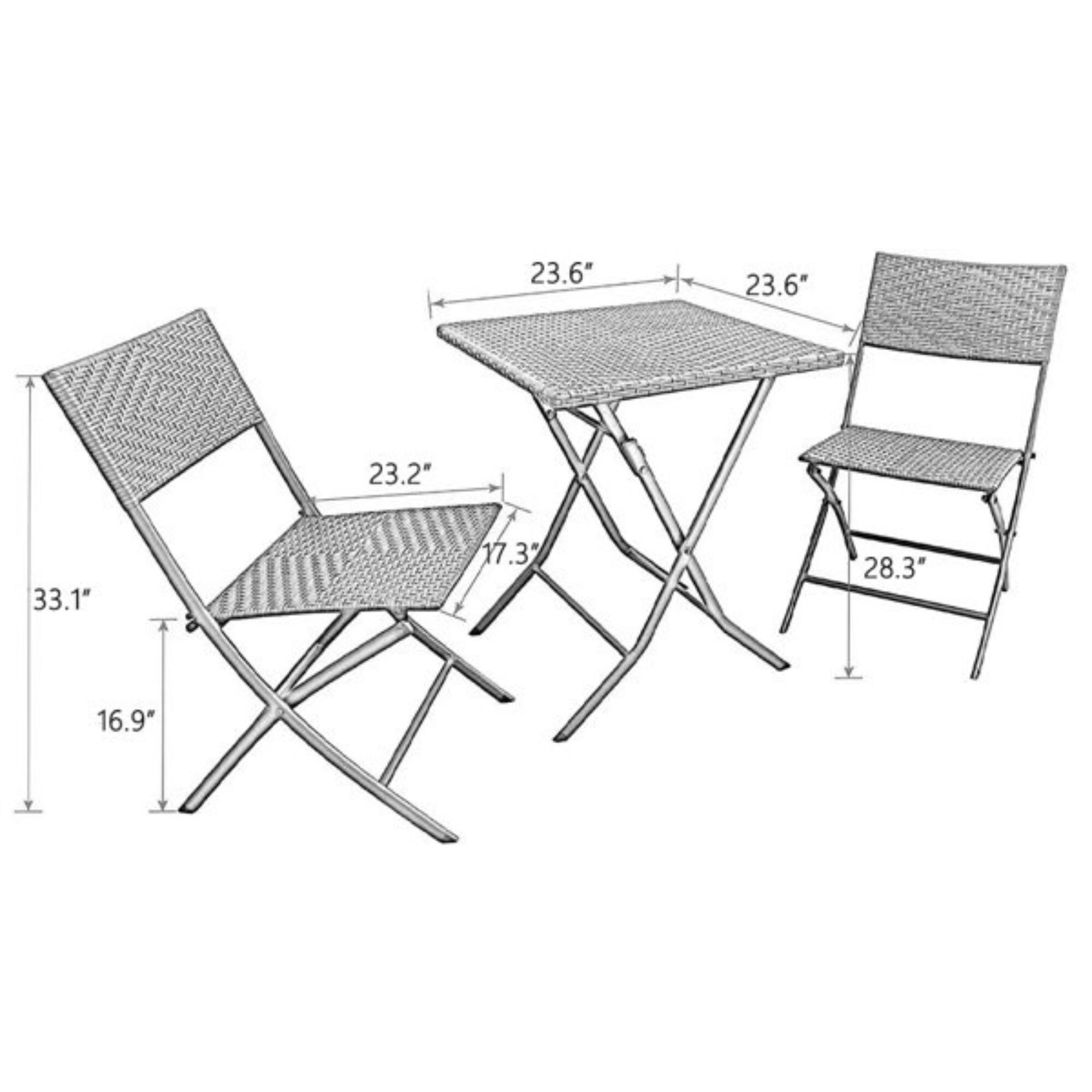 Mondawe MA-GCS038BK Patio-Conversation-Sets - View #11