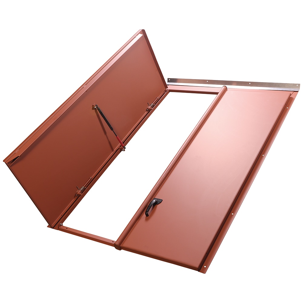 Bilco 43.1875 in x 2.5 in Primed Red Oxide Steel Cellar Door in