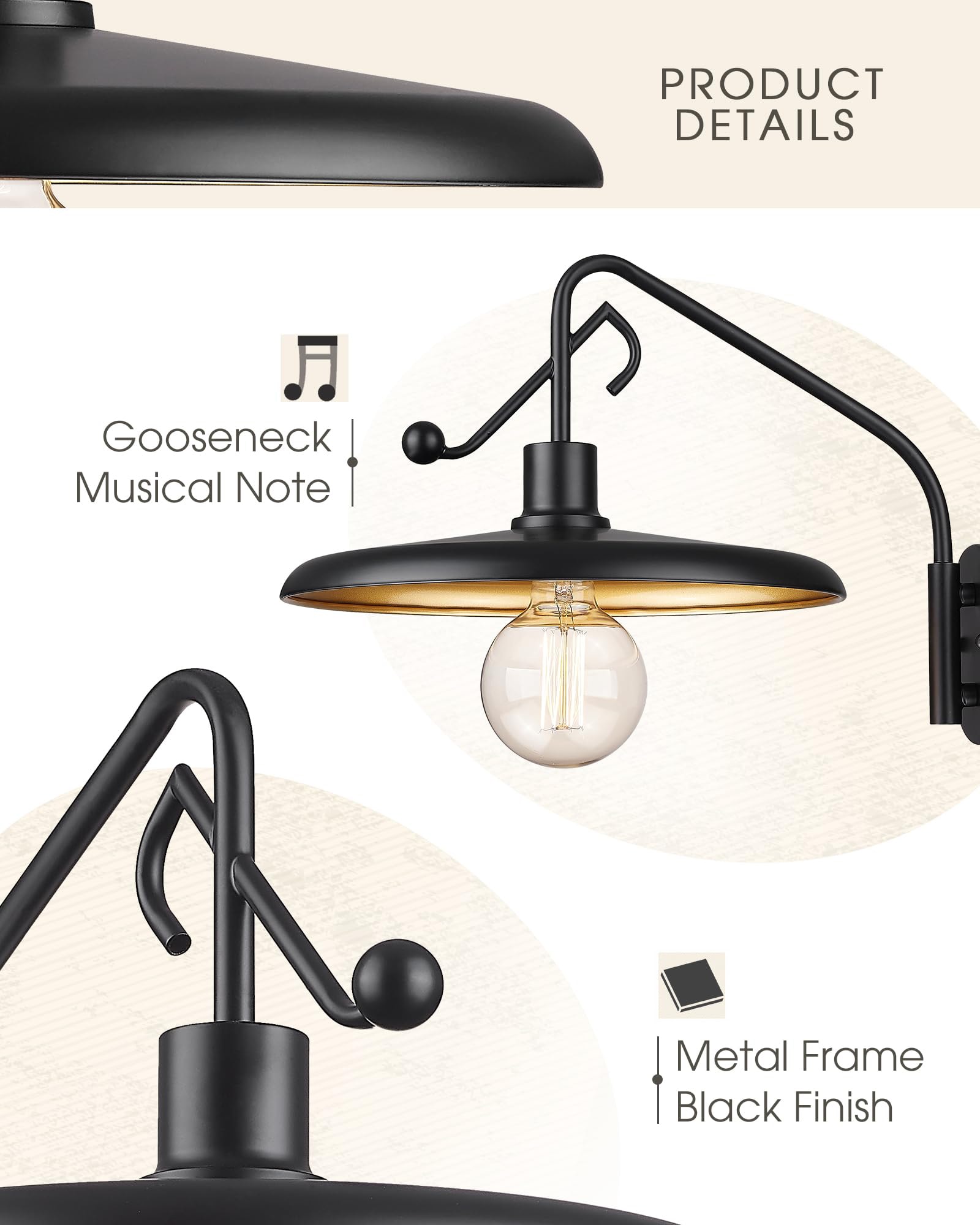 LTMATE LS4FY68B BK Outdoor-Wall-Lighting - View #2