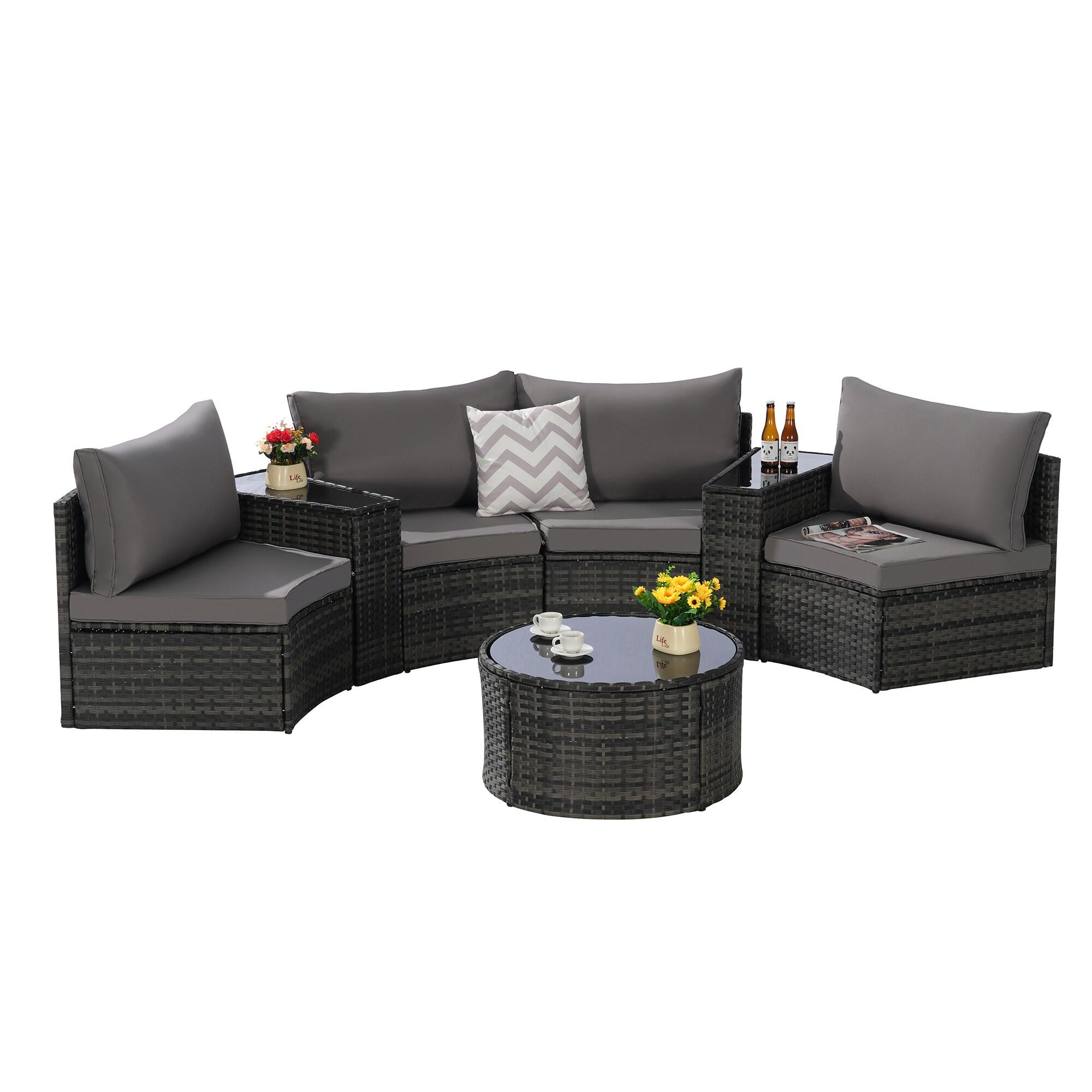 SINOFURN SYB670031DG Patio-Sofas-Daybeds - View #9