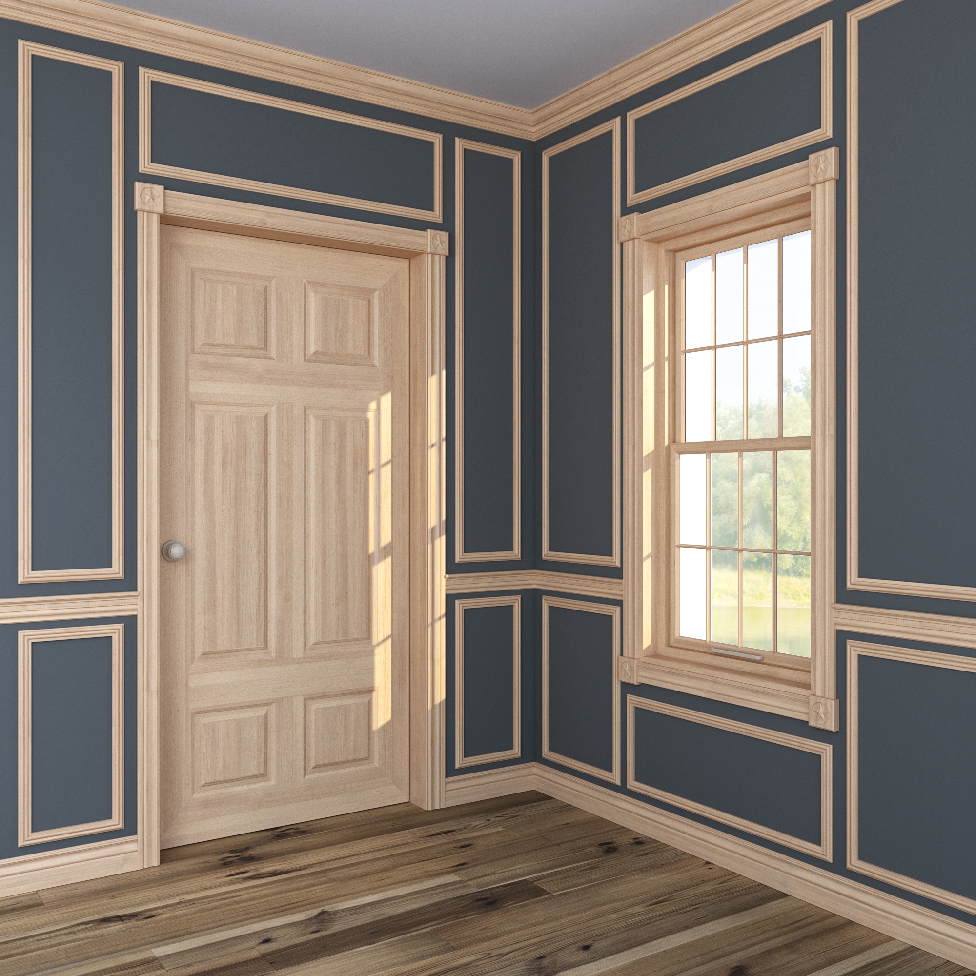 Ornamental Mouldings 1206-8FTWHW Picture-Frame-Moulding - View #4