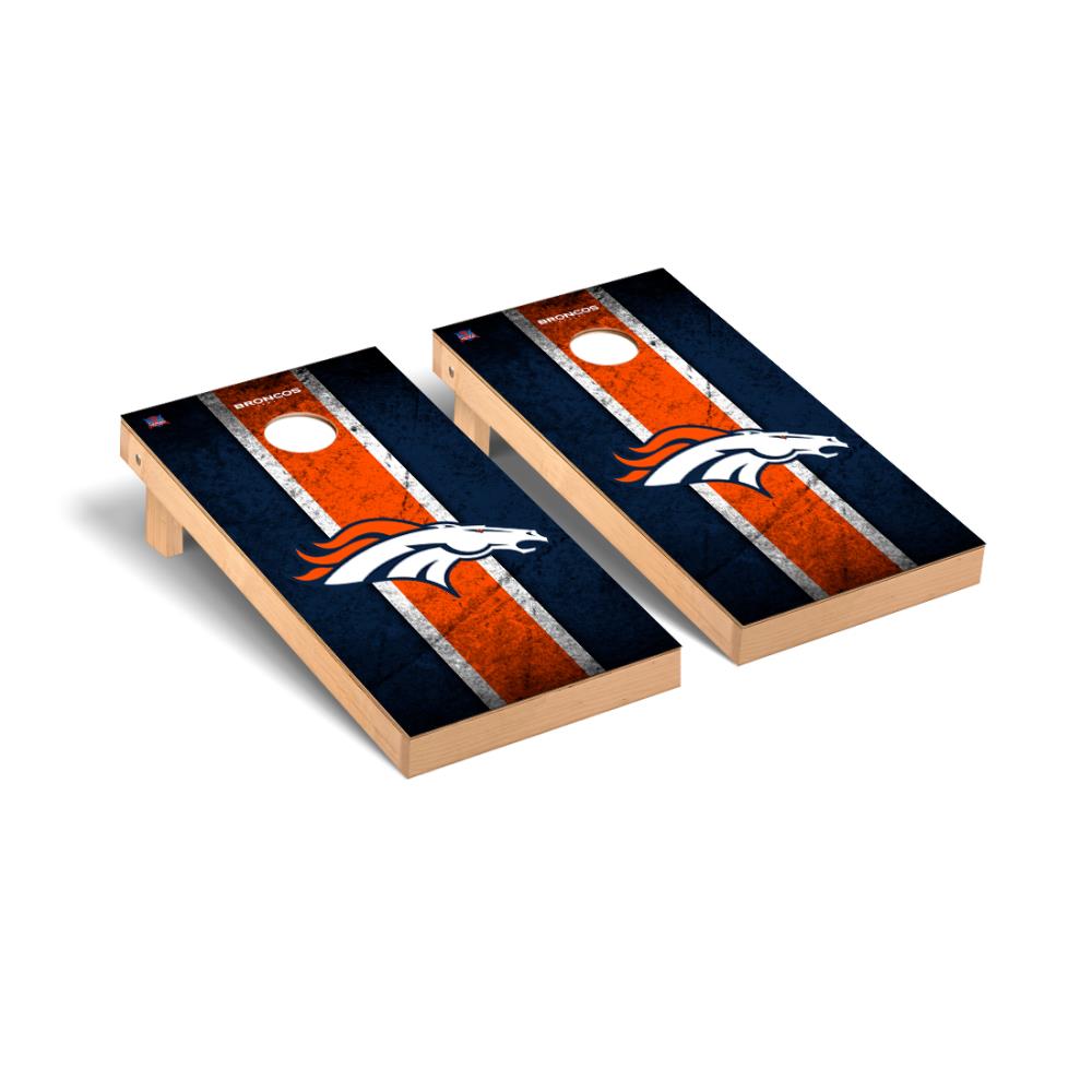 Denver Broncos Version 6 Cornhole Wraps - Set of 2