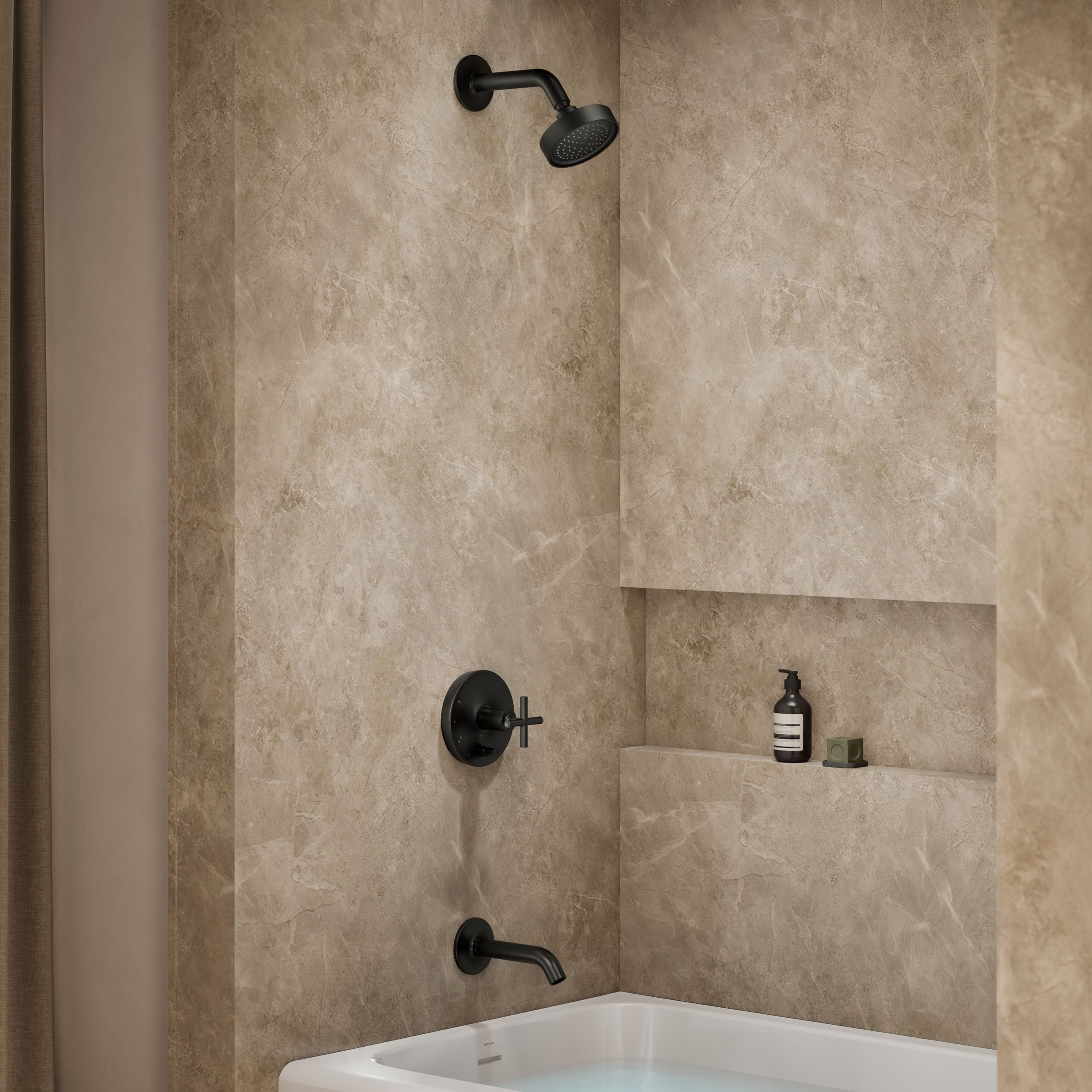 KOHLER T14420-3-BL Tub-Shower-Faucets - View #2