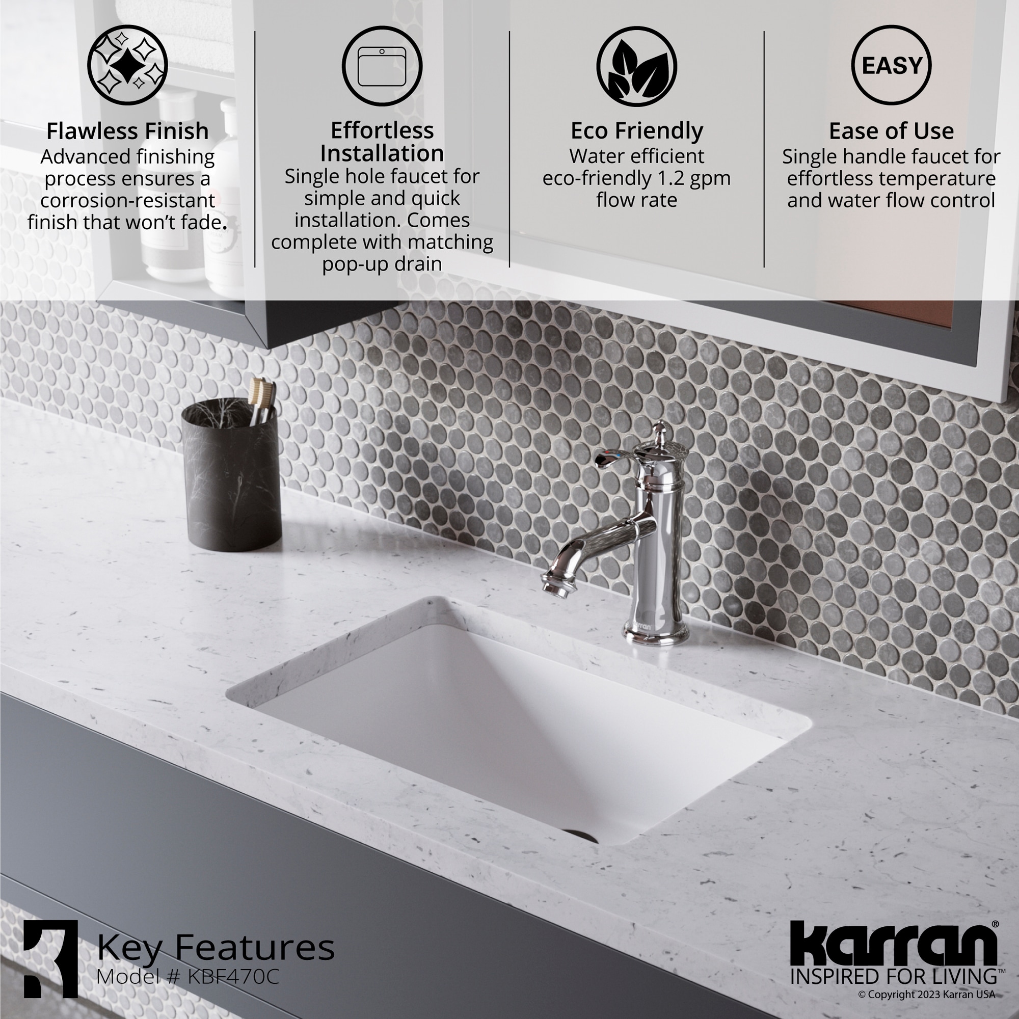 Karran KBF470C Lavatory-Faucets - View #6