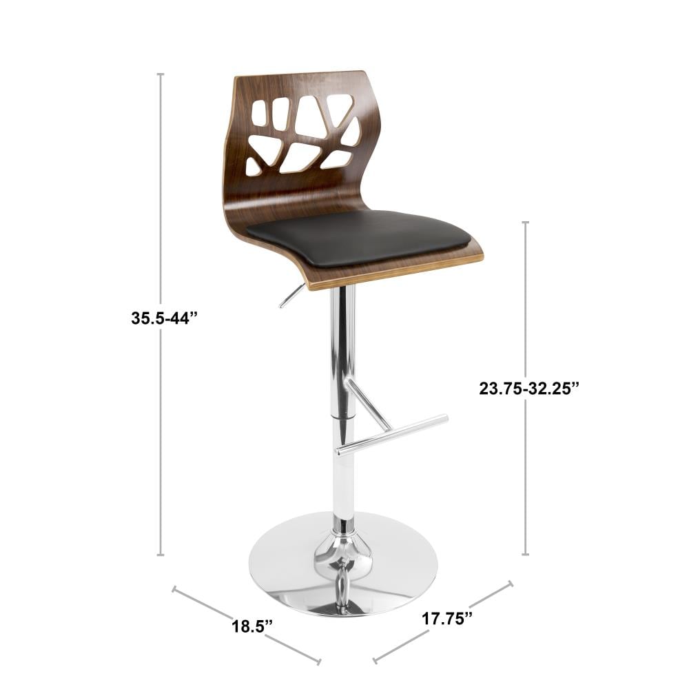 LumiSource BS-JY-FL WAL+BK stools - View #9