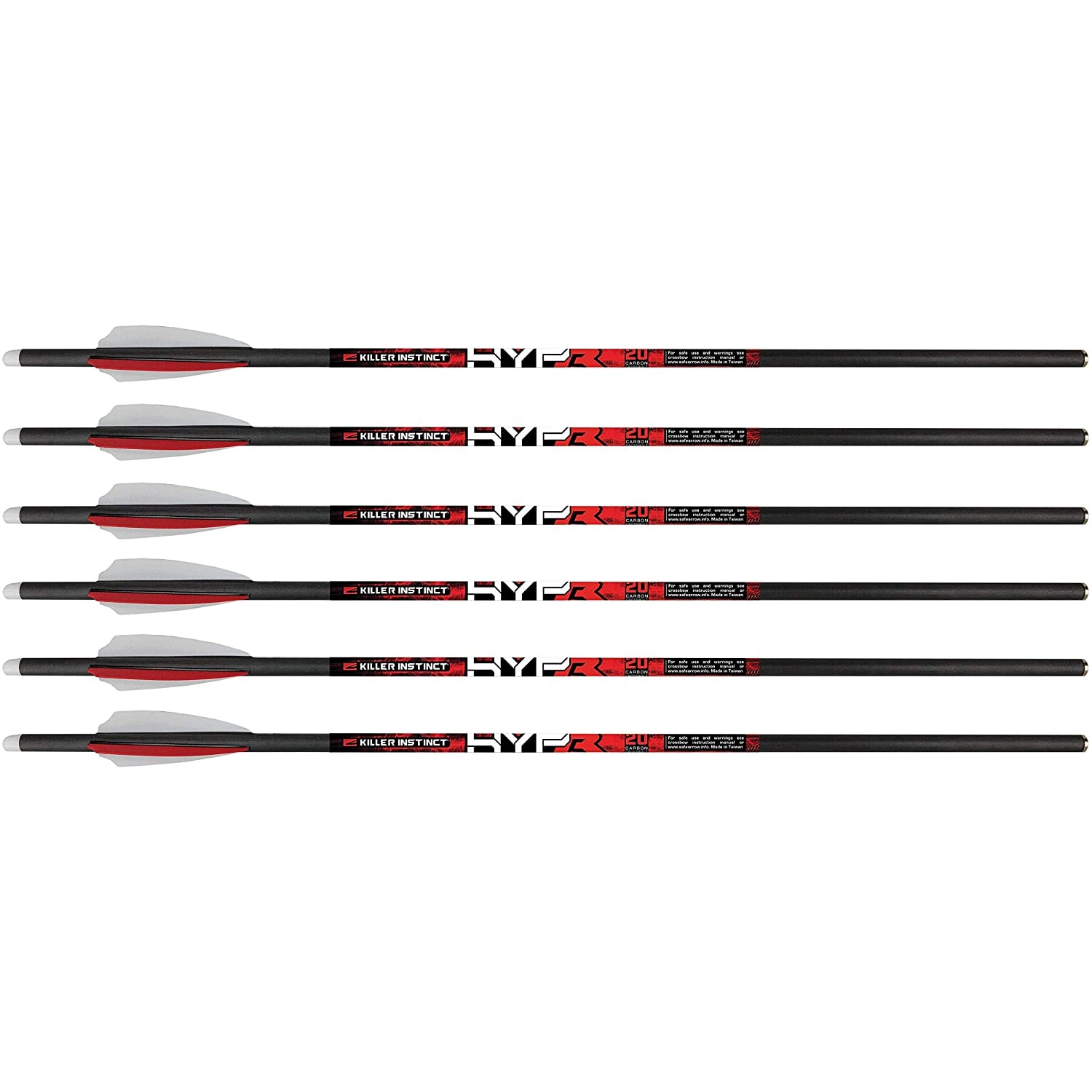 Killer Instinct 199555 20 x 3.3 x 1.7 Inche(s) Arrow(s) 6 -Pack