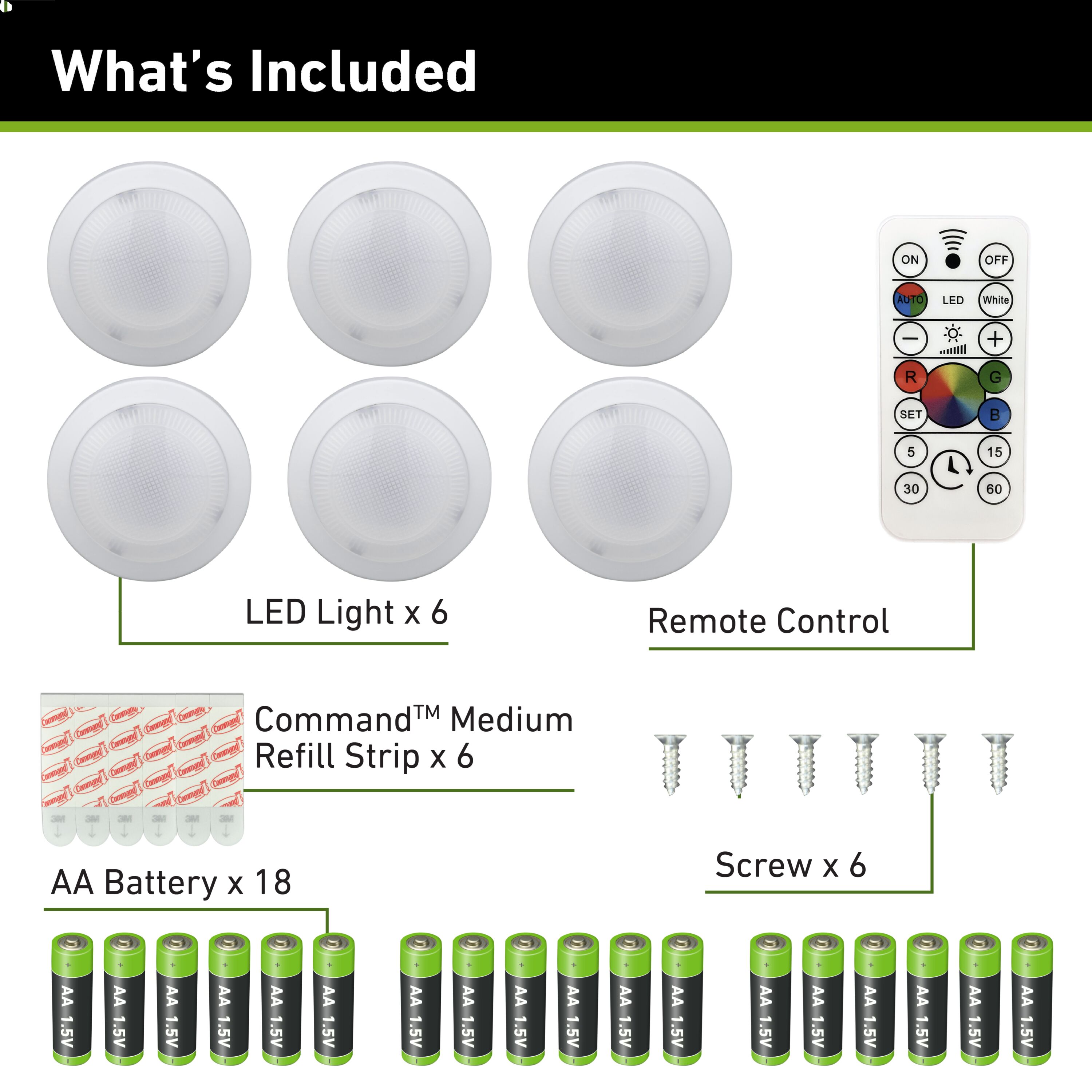 Good Earth Lighting BO1410-RGB-03LF6-G Led-Cabinet-Lighting - View #13