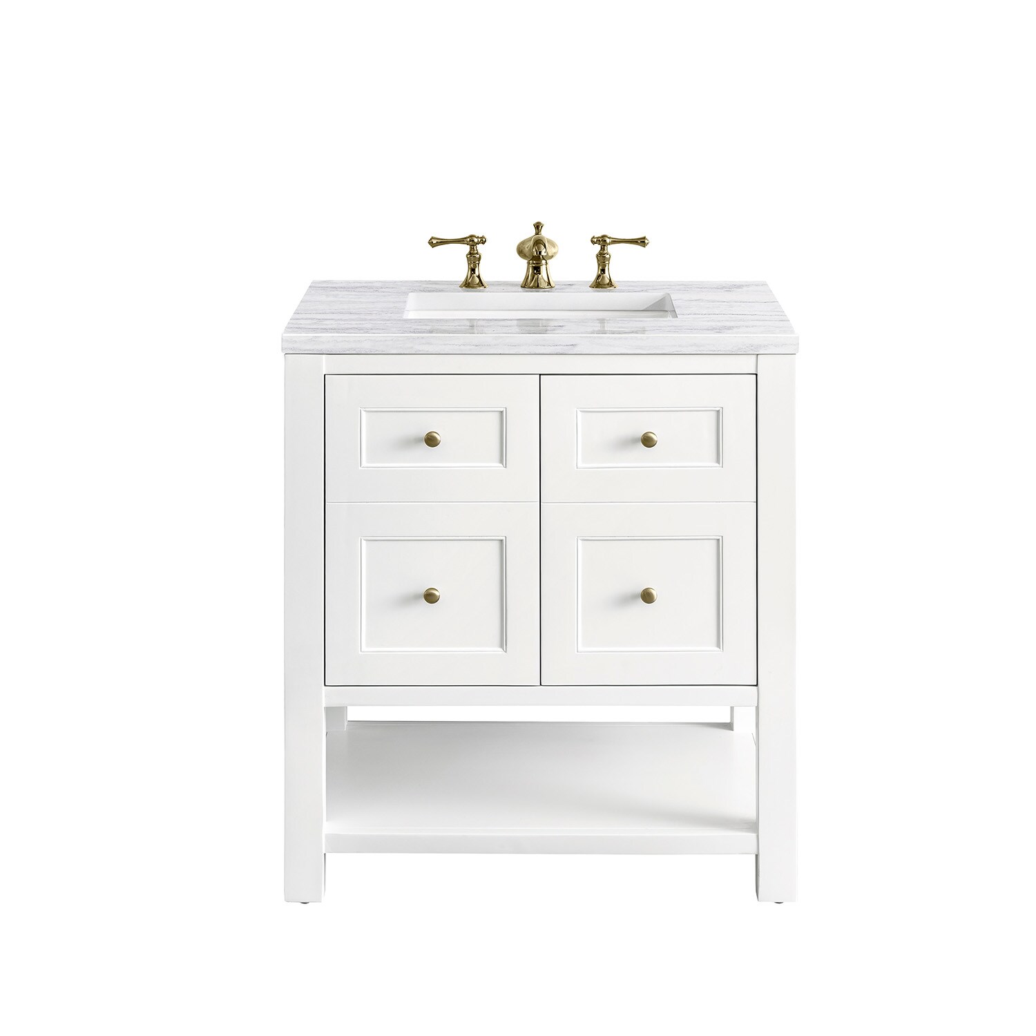 30 in. Sink and Drawer Base Vanity Bathroom Cabinet in Unfinished Poplar