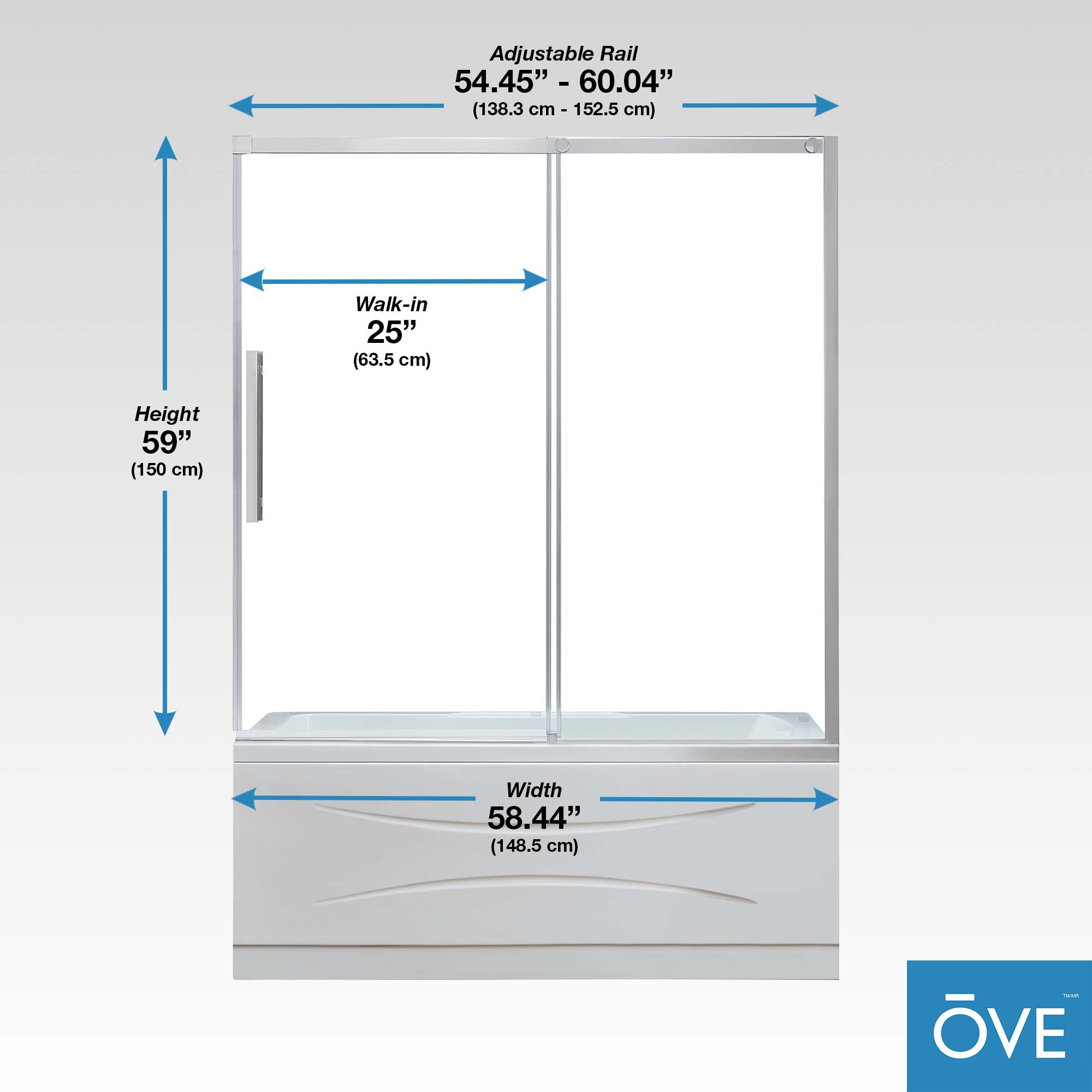 OVE Decors VENICE-TDCH Bathtub-Doors - View #17