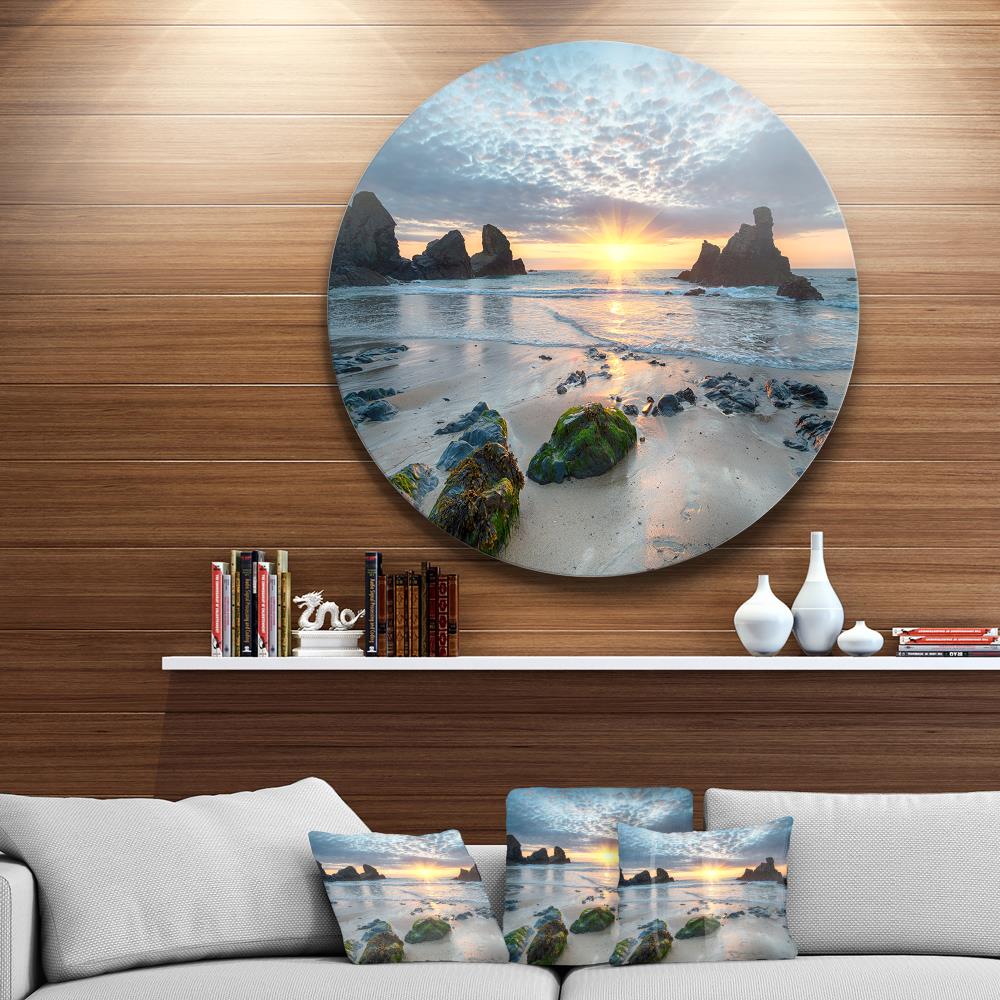 Designart 36-in H x 36-in W Coastal Metal Print at Lowes.com