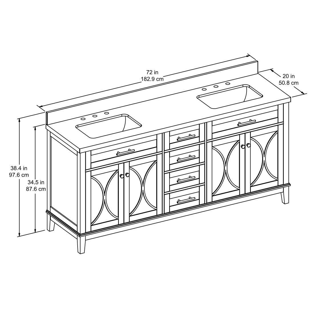 allen + roth LWSK72VG Bath-Vanity-Combo - View #12