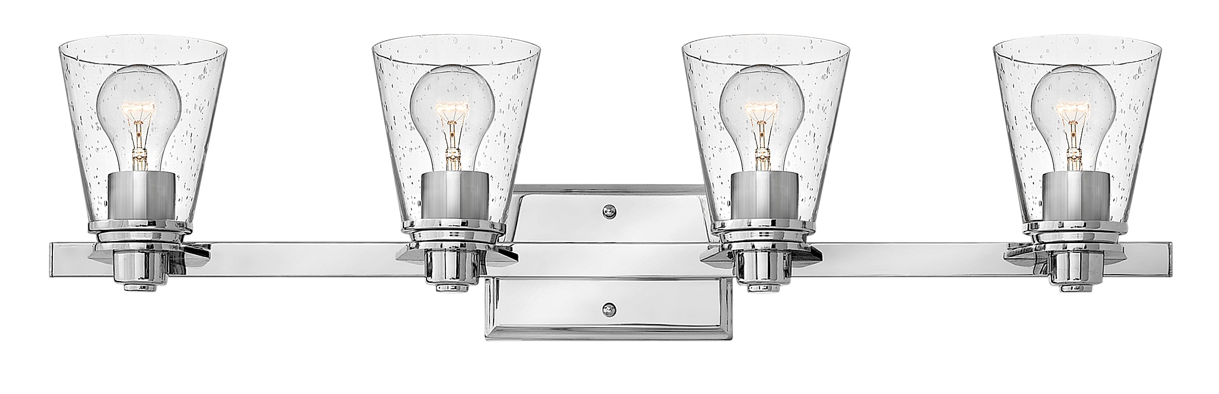 Hinkley 5554CM-CL Avon 31.75-in 4 -Light Gloss Chrome Transitional Vanity light