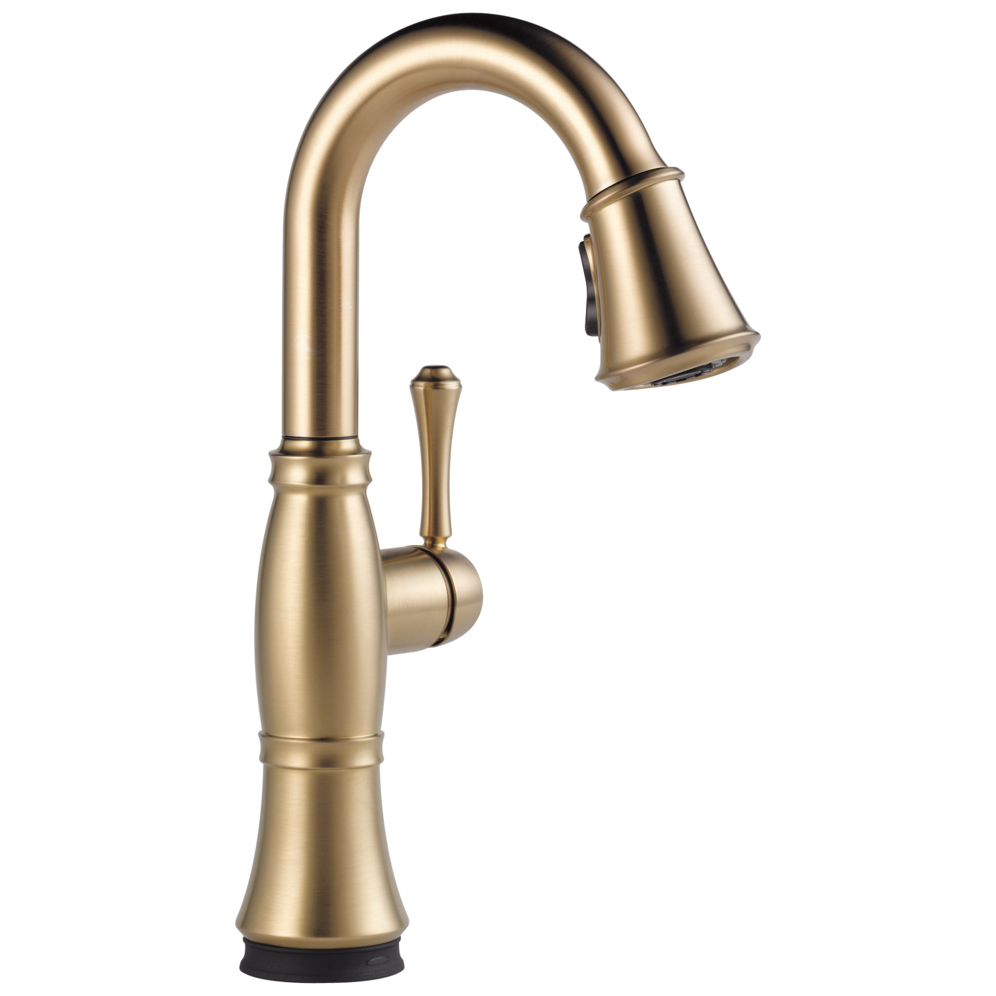 Delta 9997T-CZ-PR-DST Cassidy Touch2O Lumicoat Champagne Bronze Single Handle Deck-mount Touch-on Bar and Prep Kitchen Faucet with Sprayer