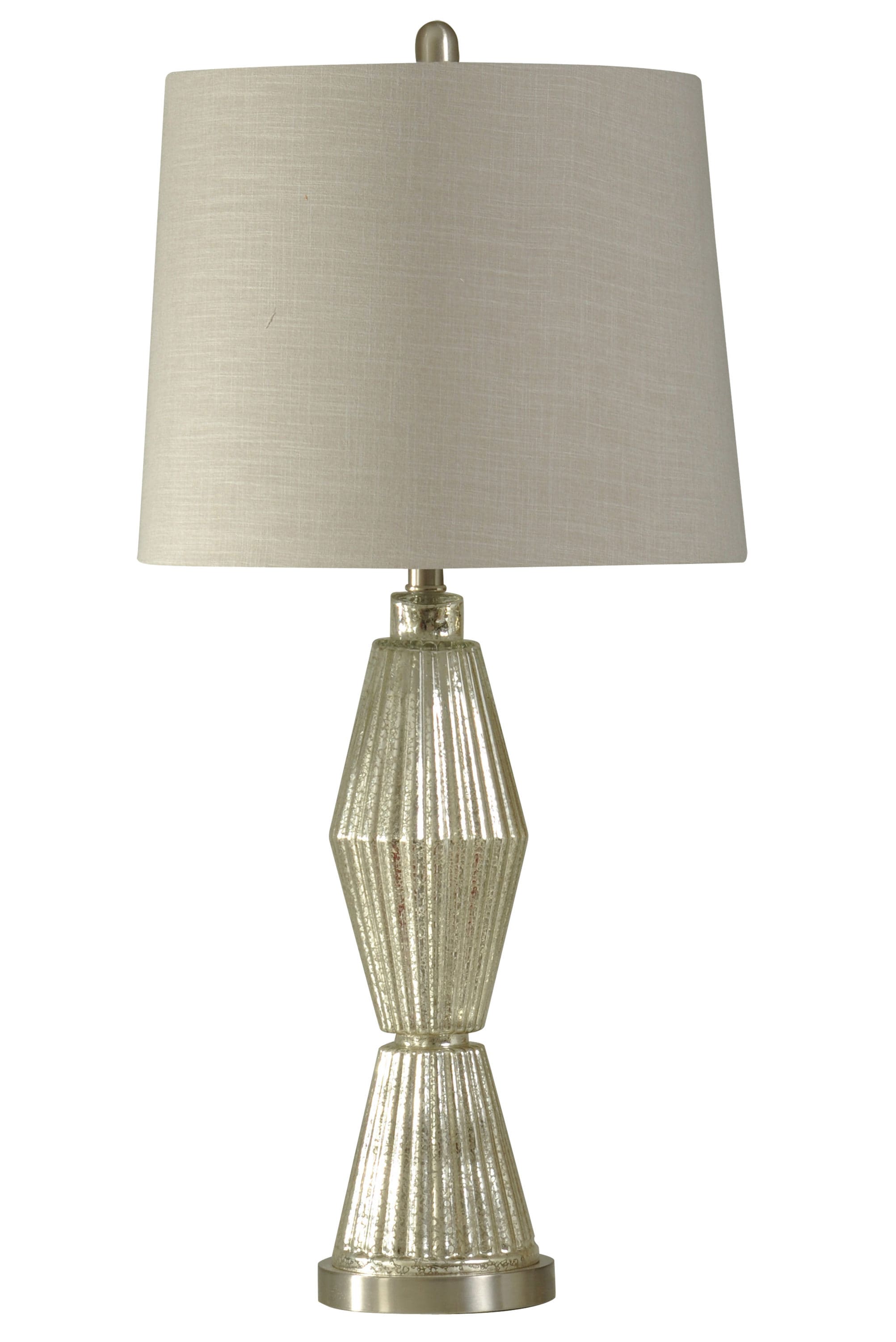 StyleCraft Home Collection L310488 34-in Northbay Standard 3-Way Switch Table Lamp with Fabric Shade