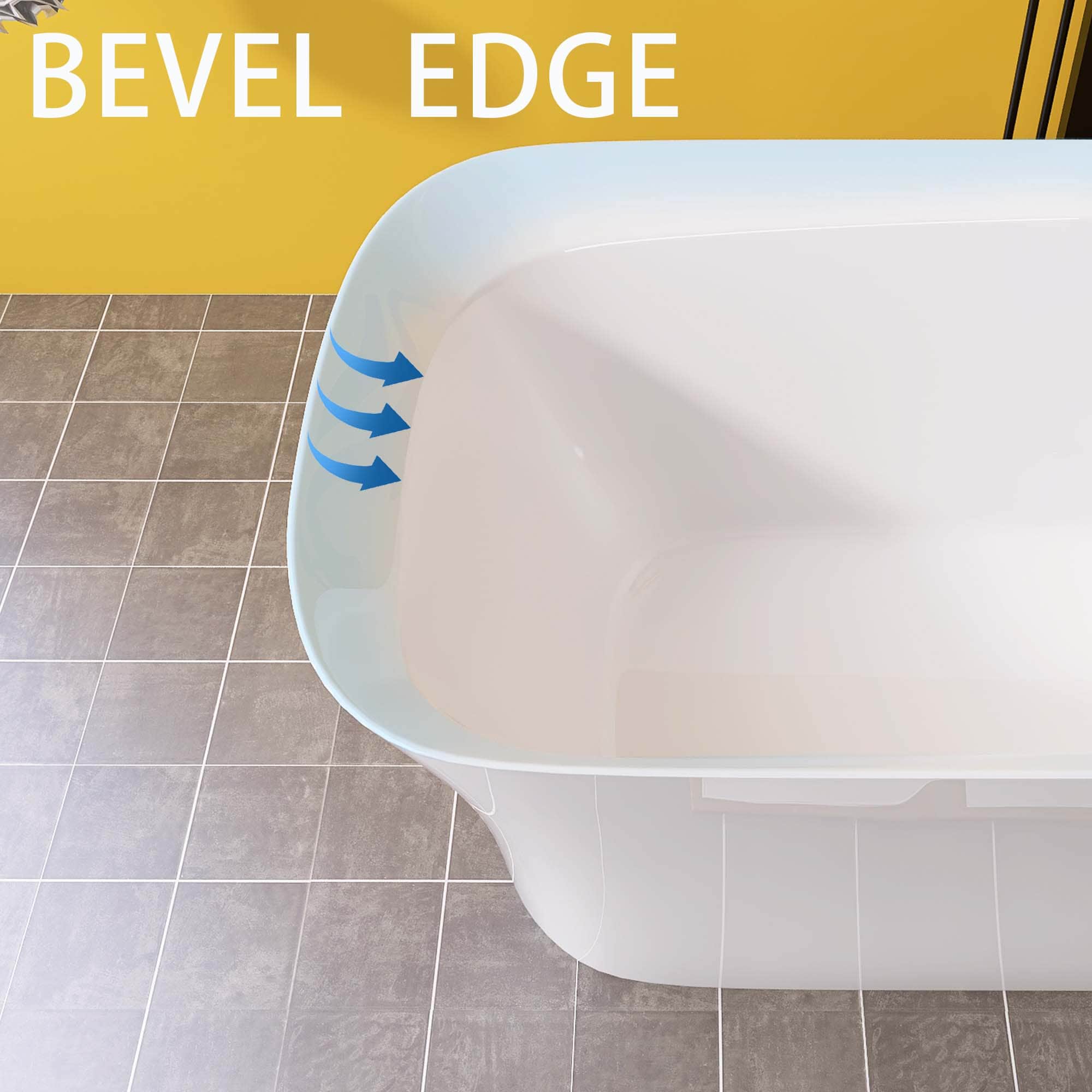 WELLFOR QBT-P342-W67EG bathtubs - View #8